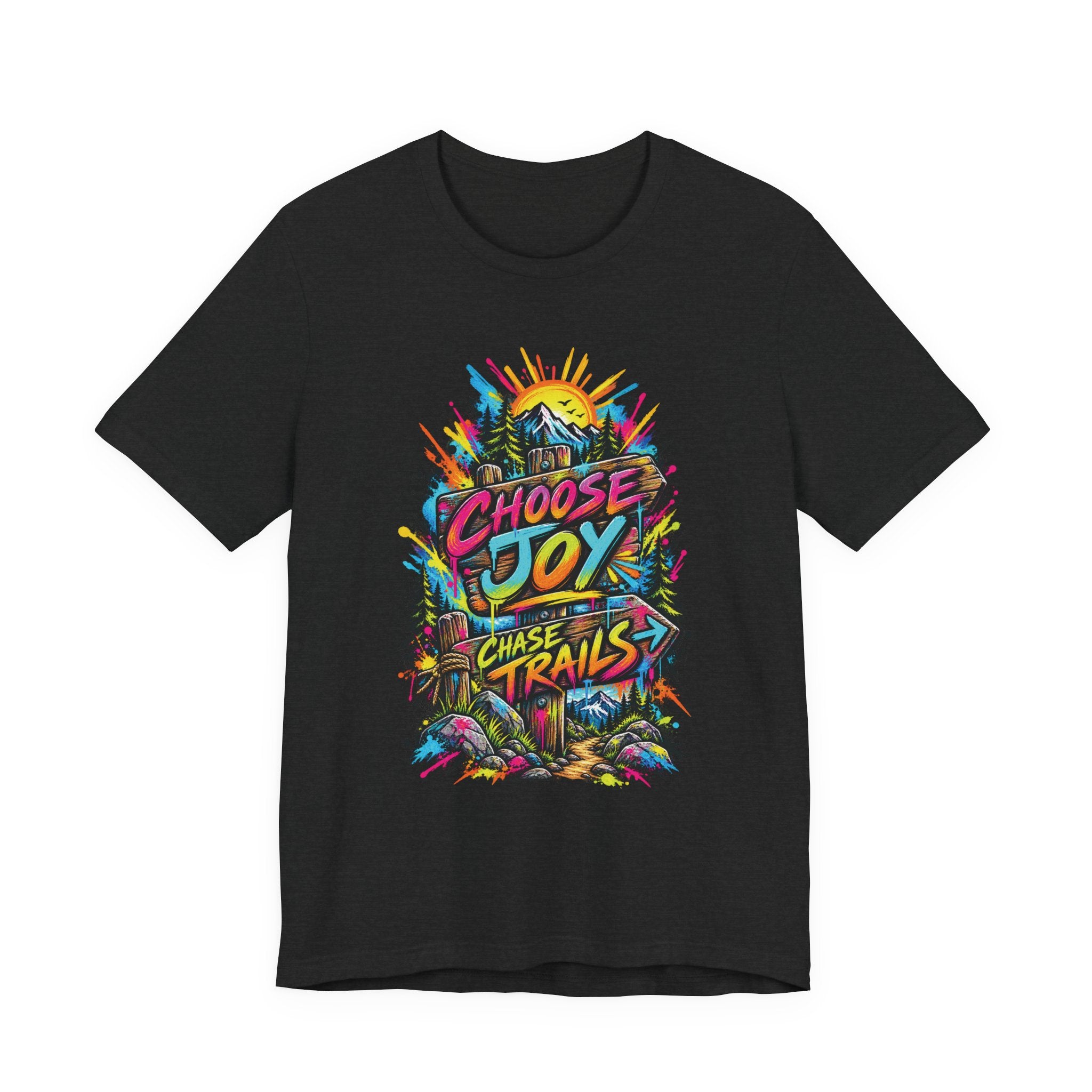 Choose Joy Wildflower T-Shirt — Garment-Dyed Cotton
