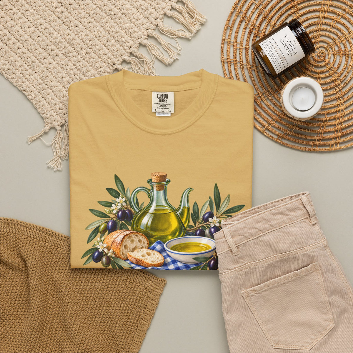 Pass the Bread — Olive Oil & Bread T-Shirt