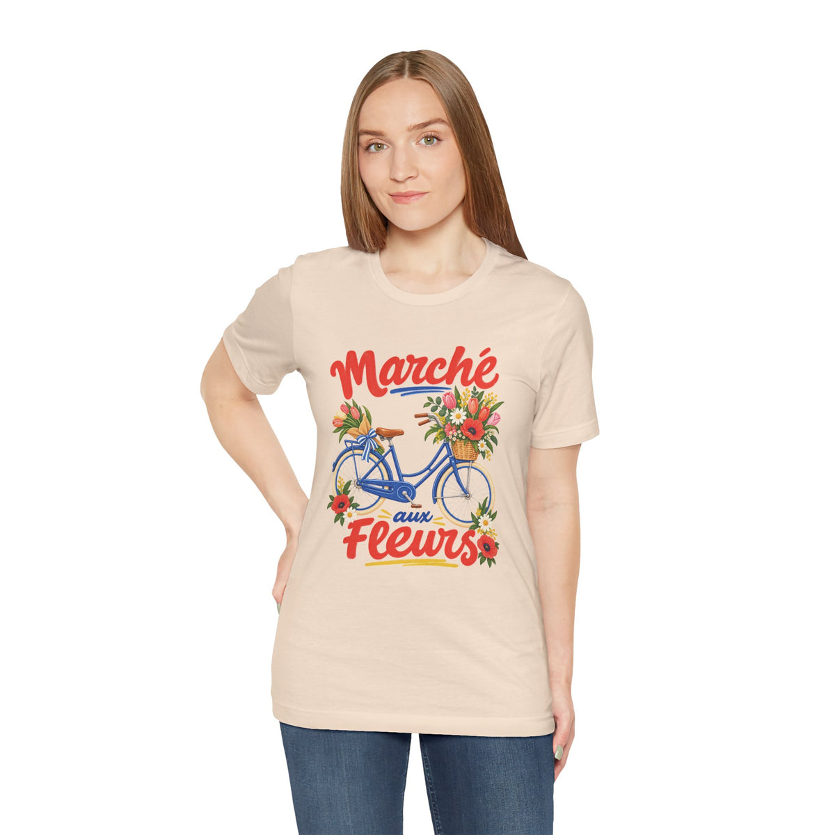 Marché aux Fleurs Flower Market T-Shirt