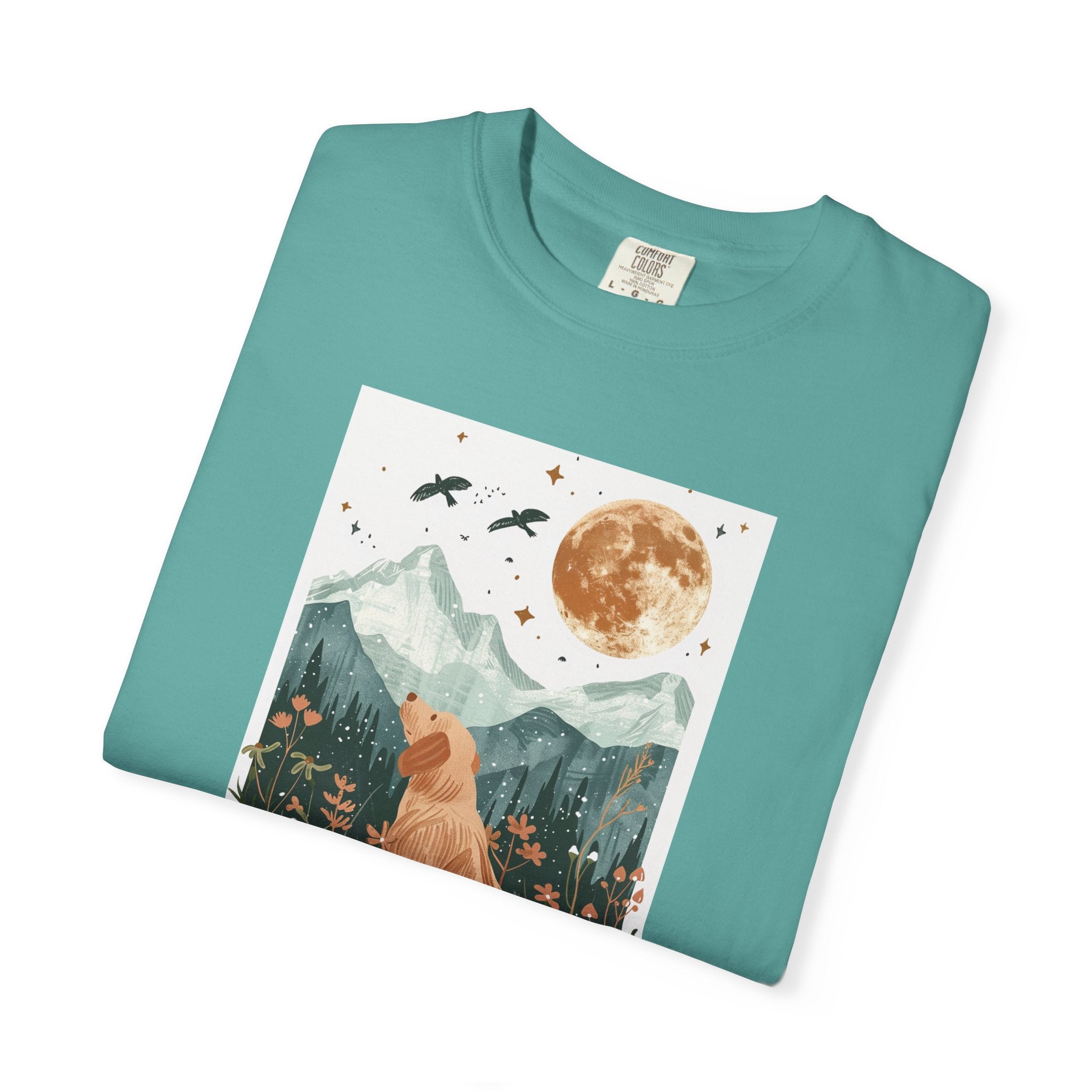 Wild at Heart - Folk Art Golden Retriever