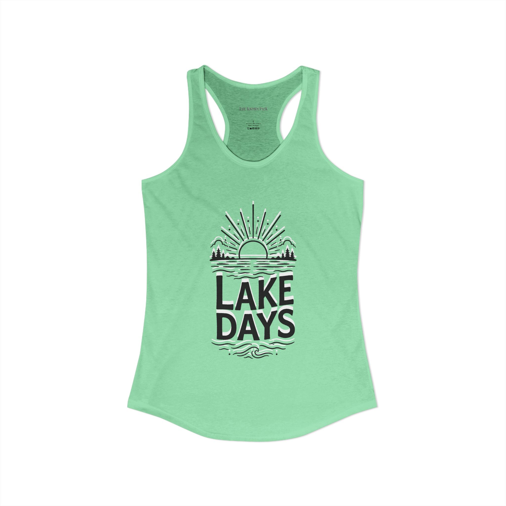 Lake Days — Women's Racerback Tank