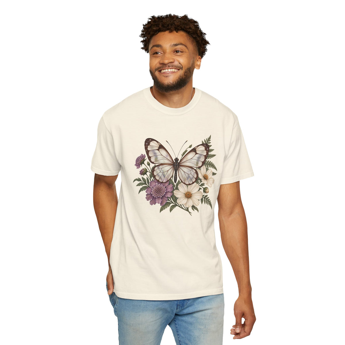 Butterfly Shirt — On Quiet Wings Botanical Tee