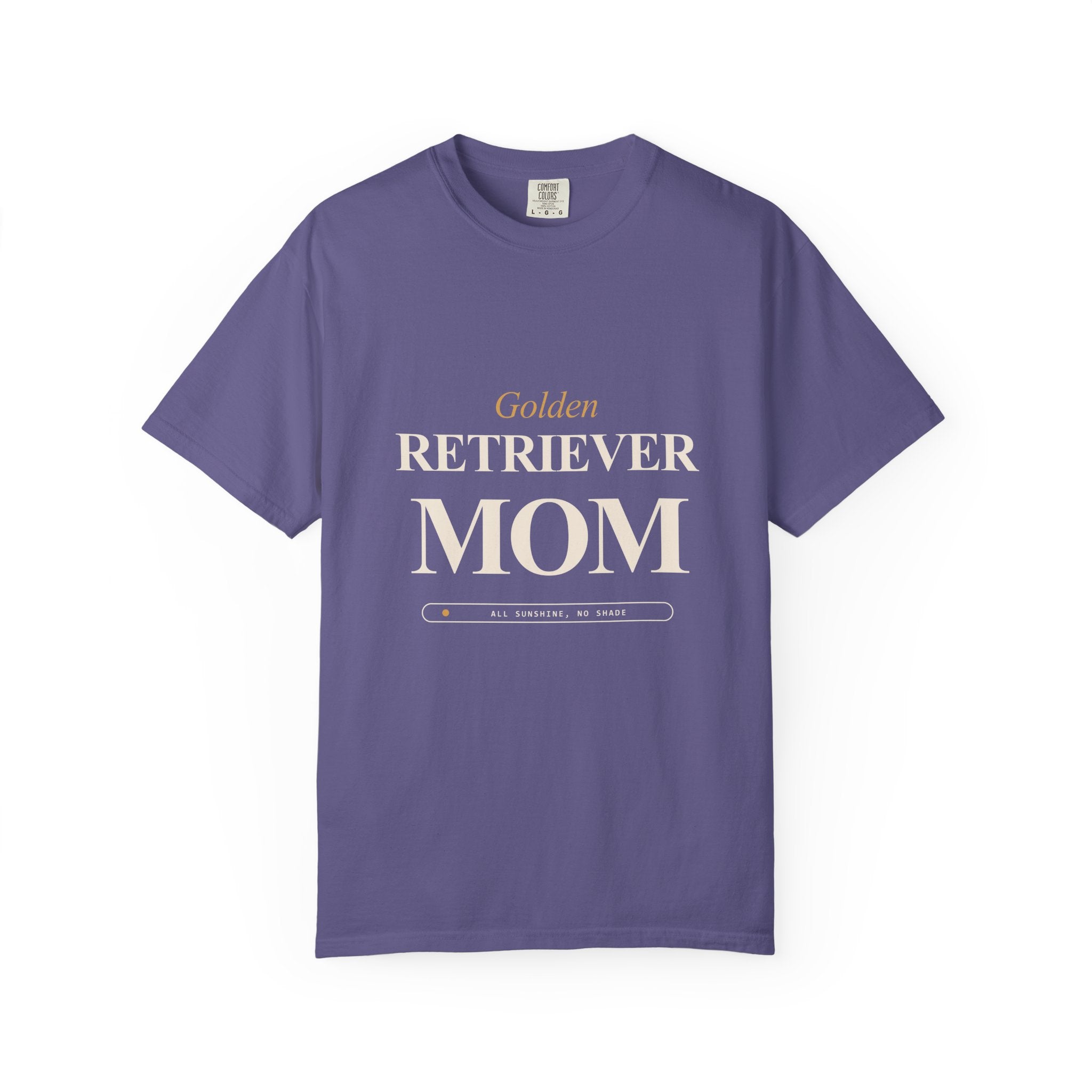 All Sunshine No Shade - Golden Retriever Mom (Dark Tee)