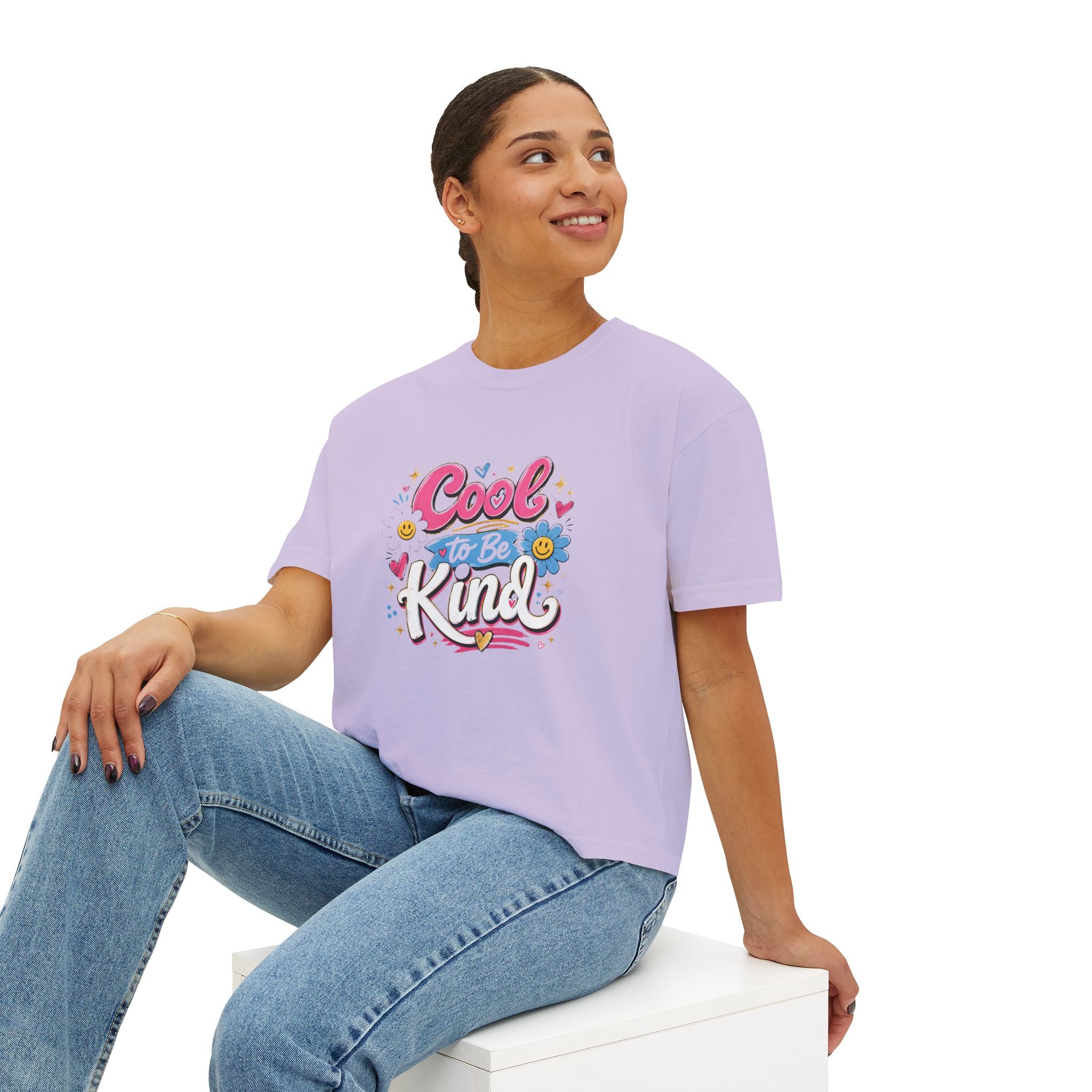 Cool to Be Kind — Boxy Cropped Tee