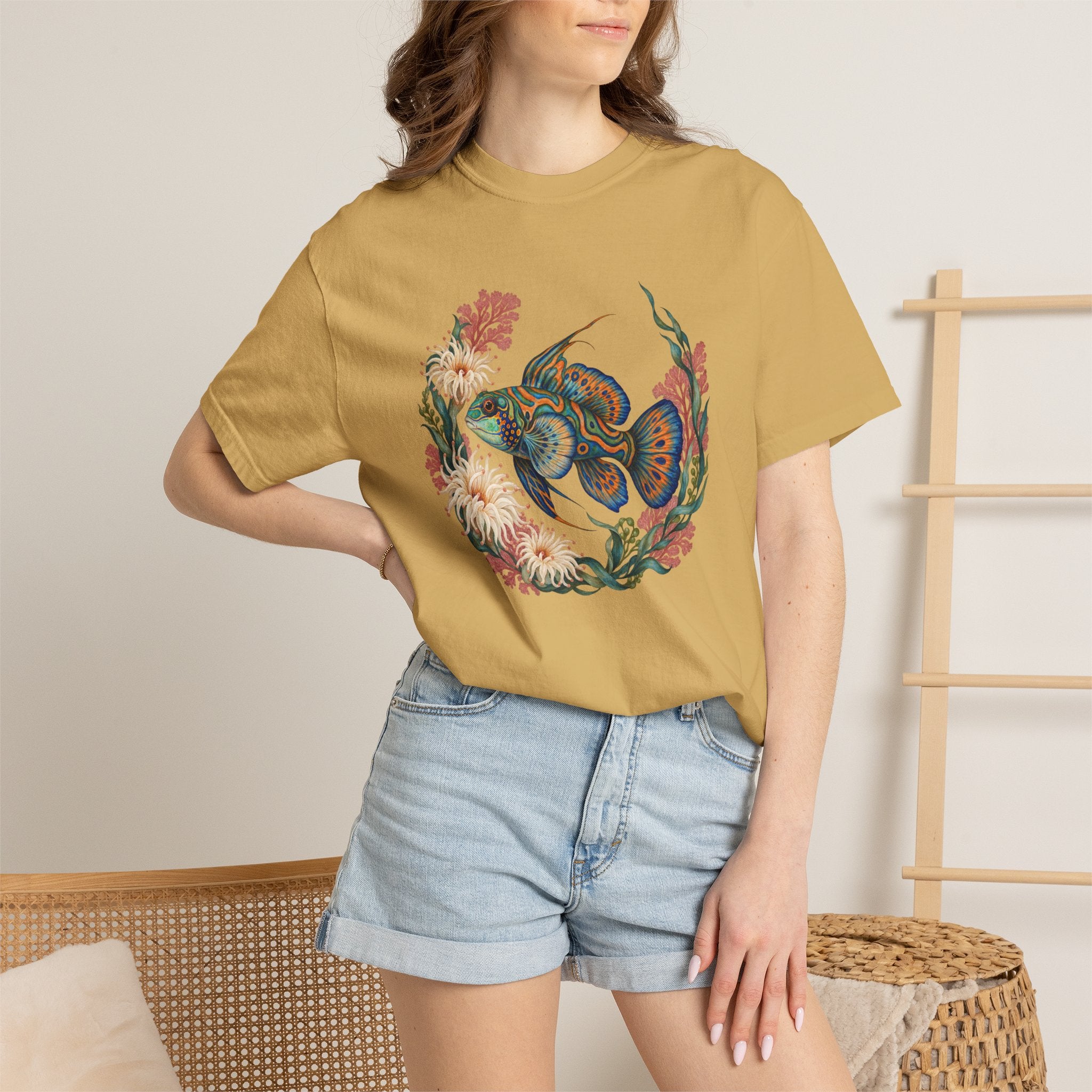Bernese Mountain Dog Peony Tee