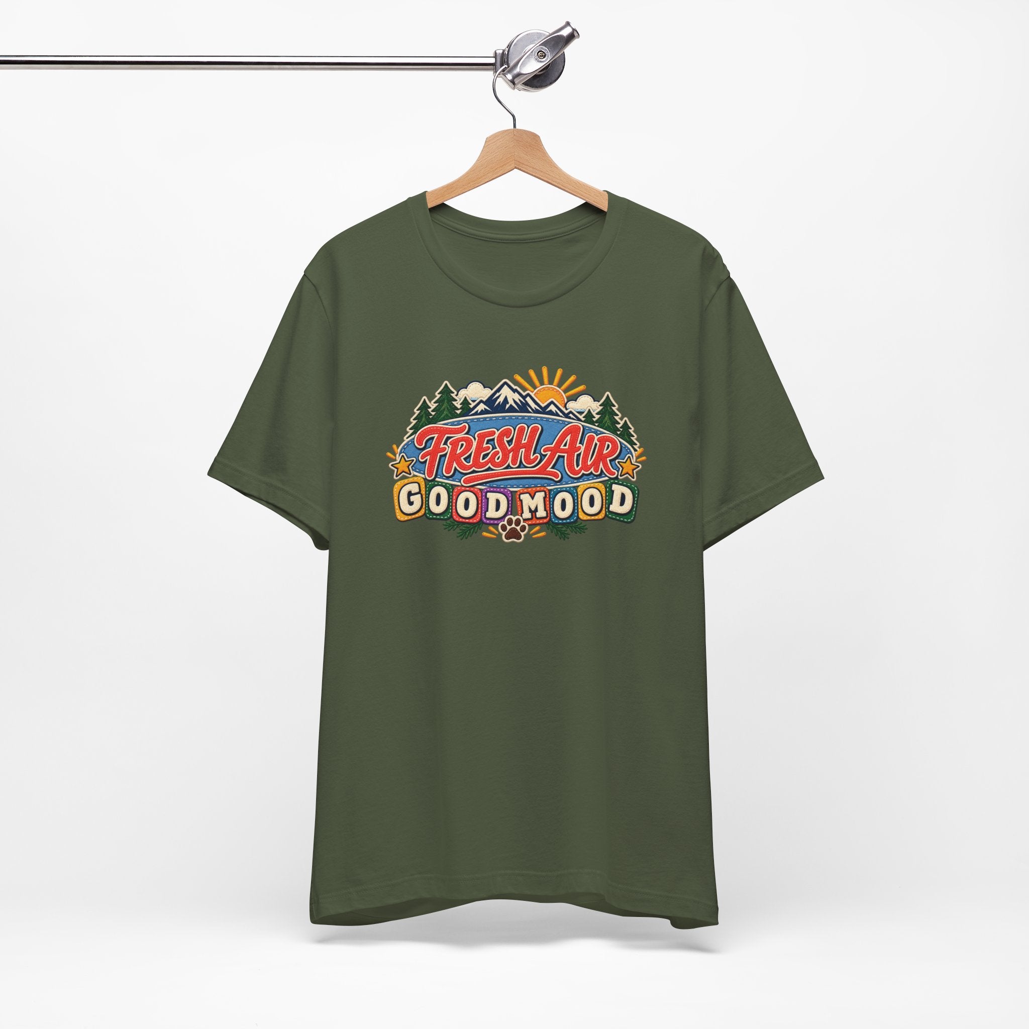 Fresh Air Good Mood T-Shirt — Garment-Dyed Cotton