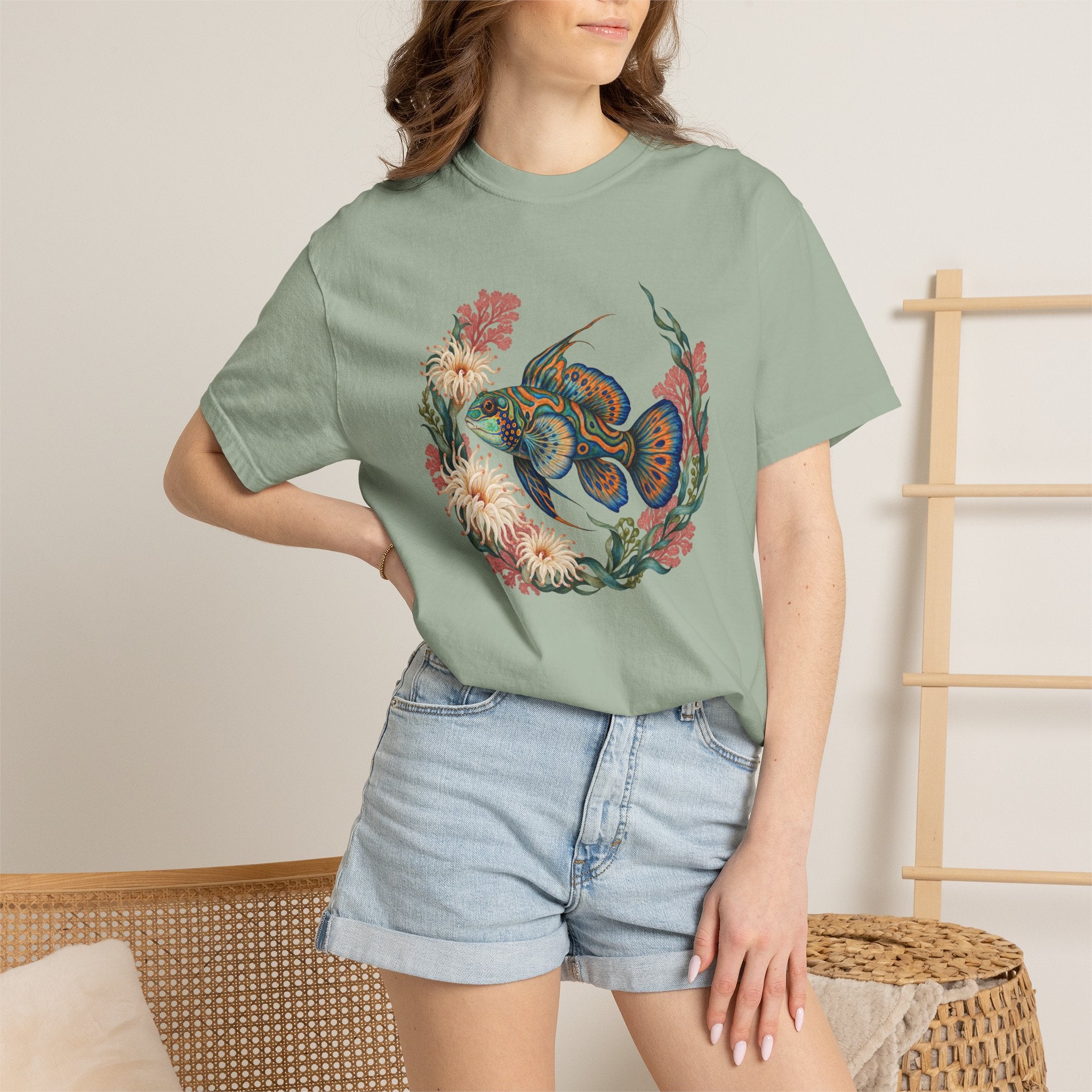 Bernese Mountain Dog Peony Tee
