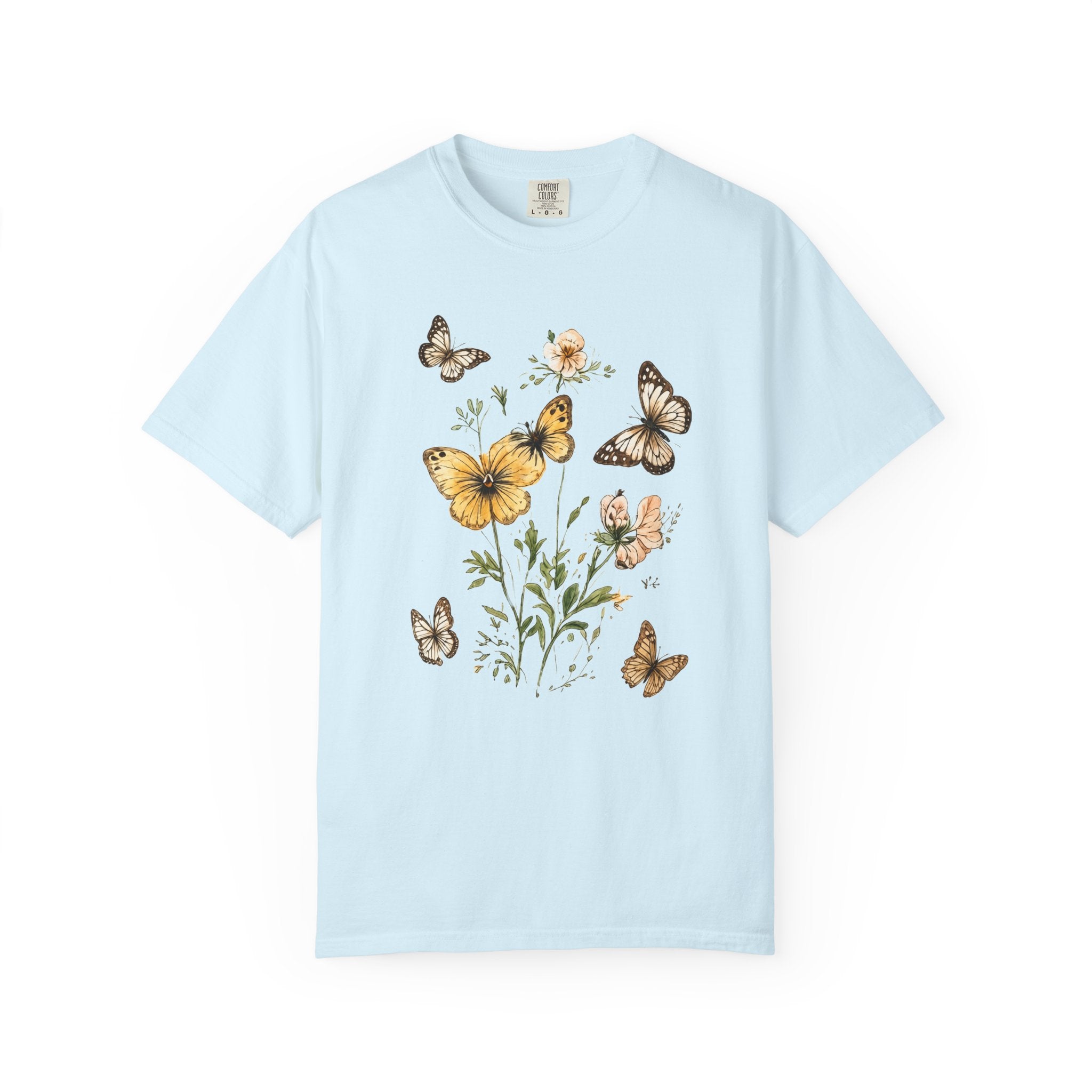 Watercolor Butterfly Garden Tee