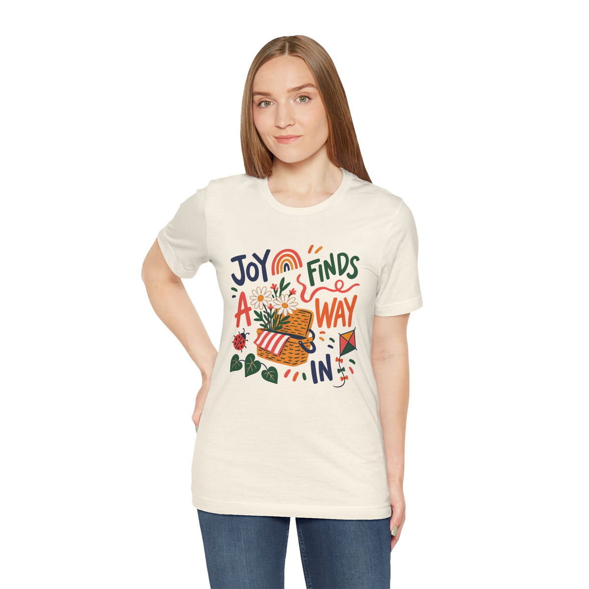 Joy Finds a Way In T-Shirt — Soft Everyday Cotton