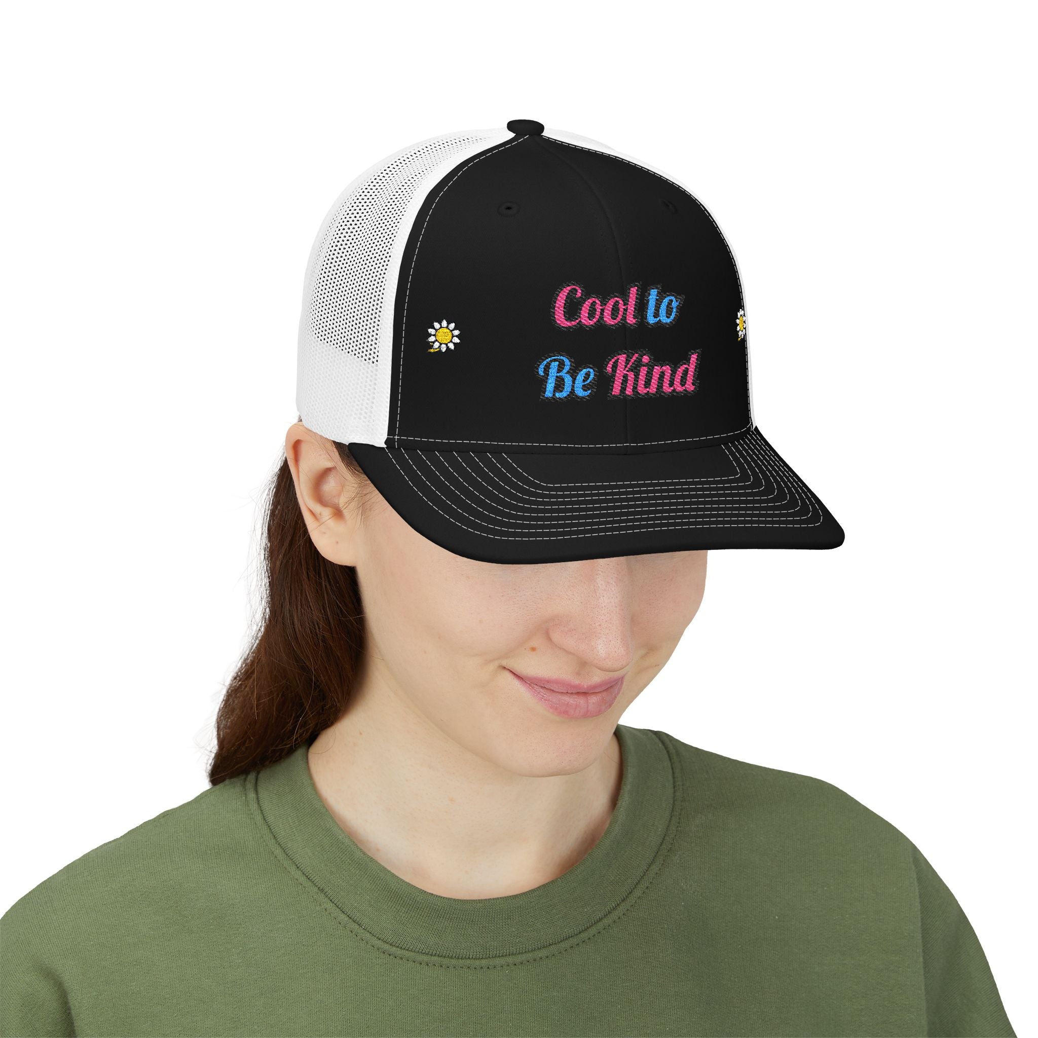 Cool to Be Kind — Embroidered Trucker Hat