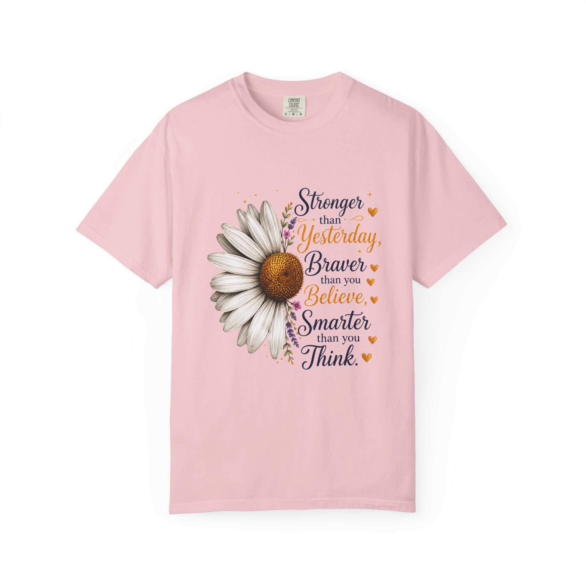 Stronger Braver Smarter - Daisy Empowerment Tee