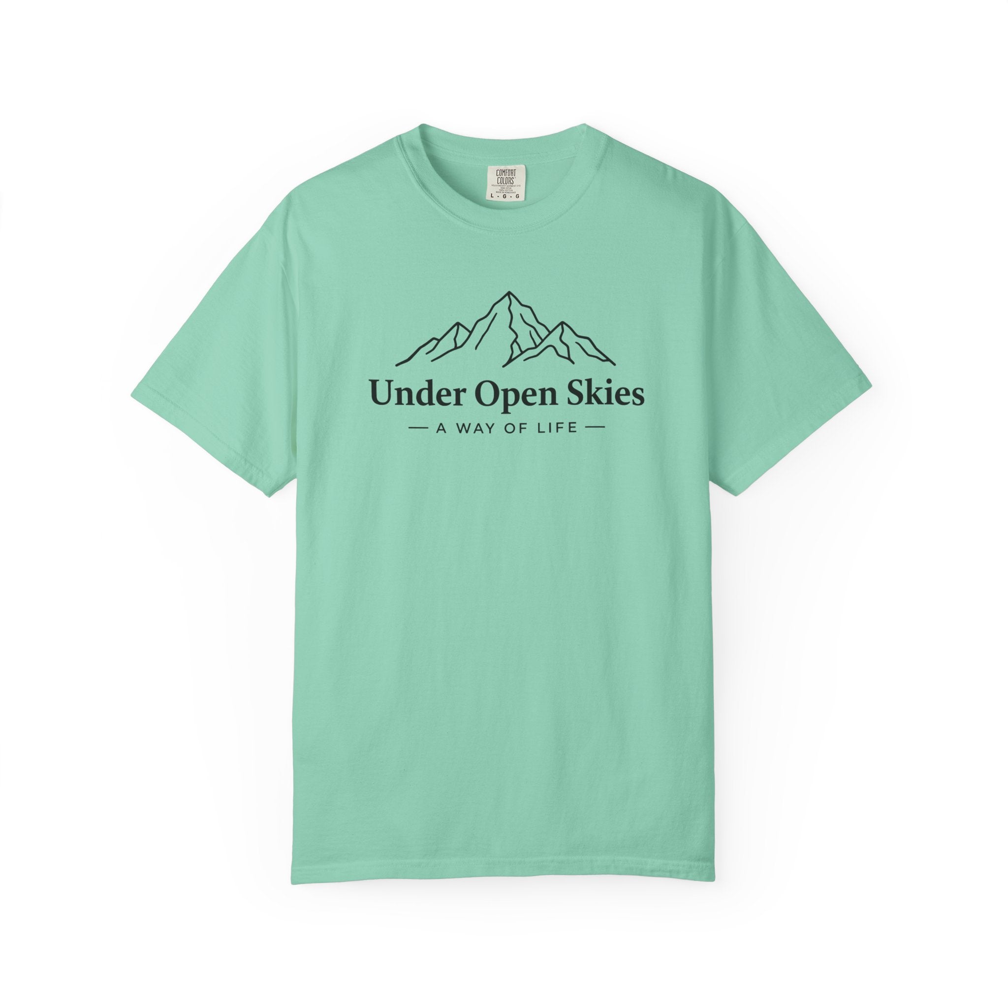 Under Open Skies - Minimalist Mountain Tee