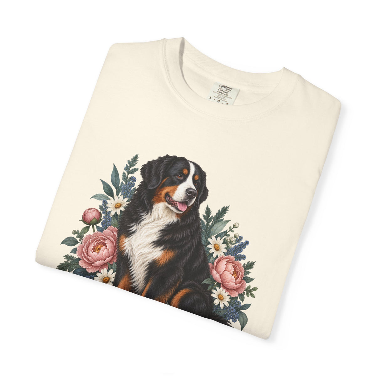 Bernese Mountain Dog T-Shirt — Gentle Giant in Bloom