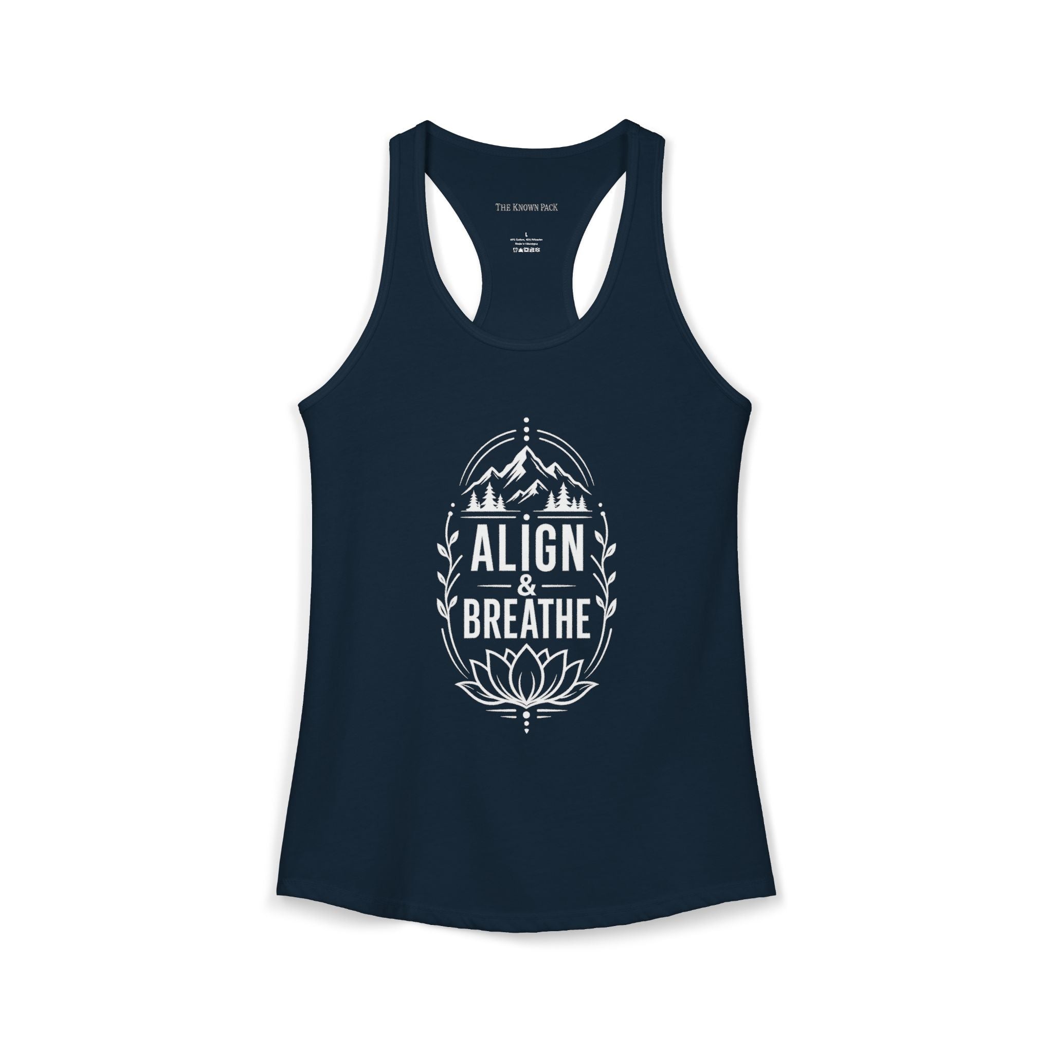 Align & Breathe — Women's Racerback Tank