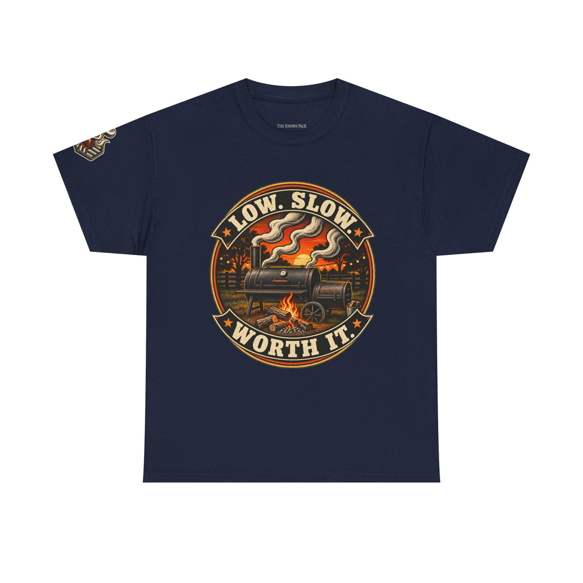 Low. Slow. Work It. BBQ Smoker T-Shirt