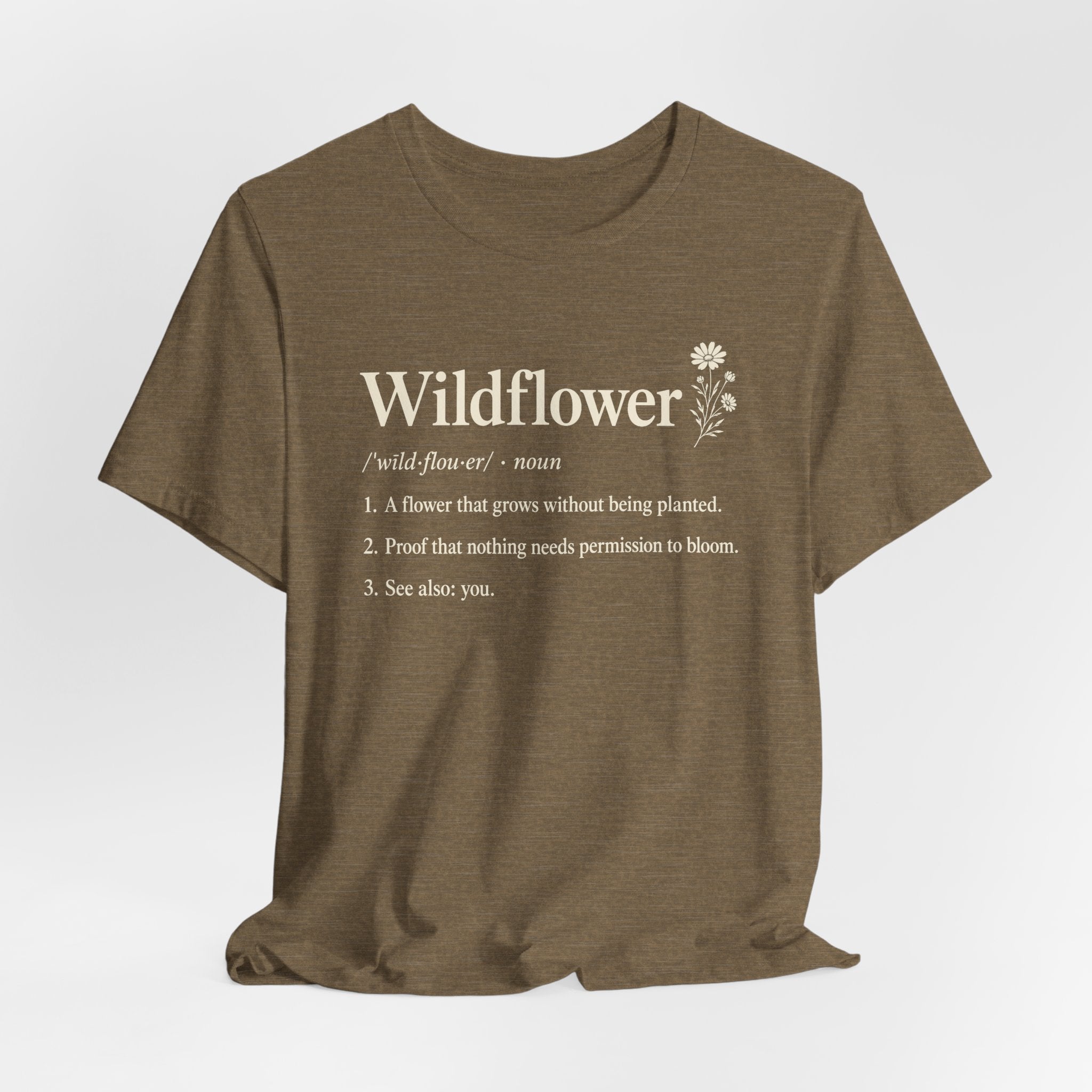 Wildflower Definition Botanical T-Shirt