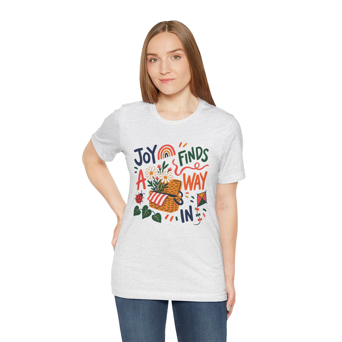 Joy Finds a Way In T-Shirt — Soft Everyday Cotton