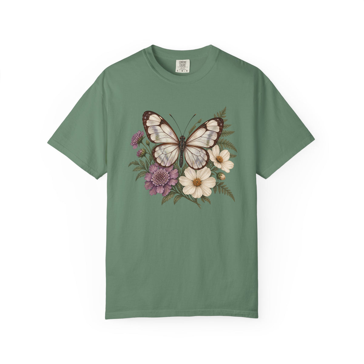 Butterfly Shirt — On Quiet Wings Botanical Tee