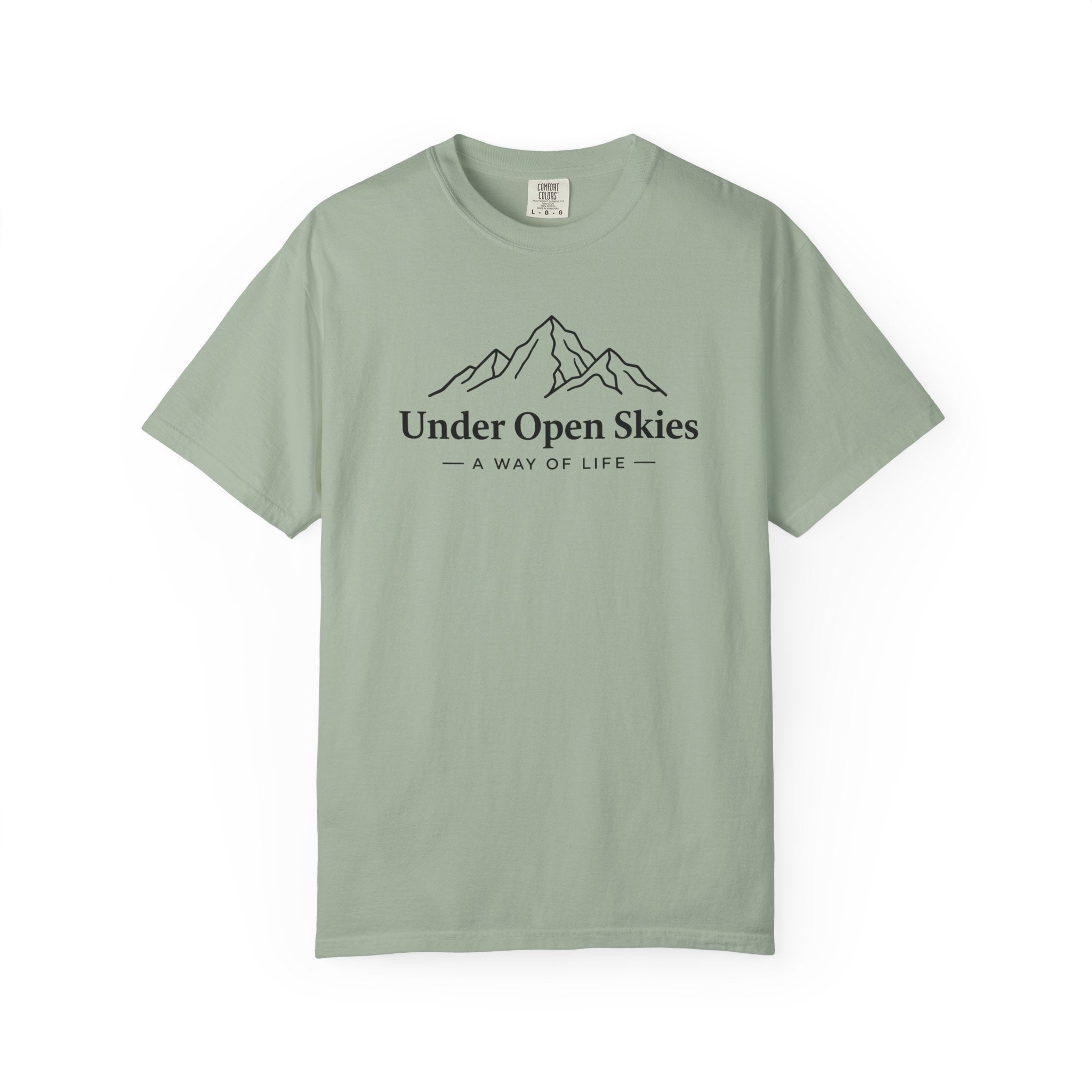Under Open Skies - Minimalist Mountain Tee