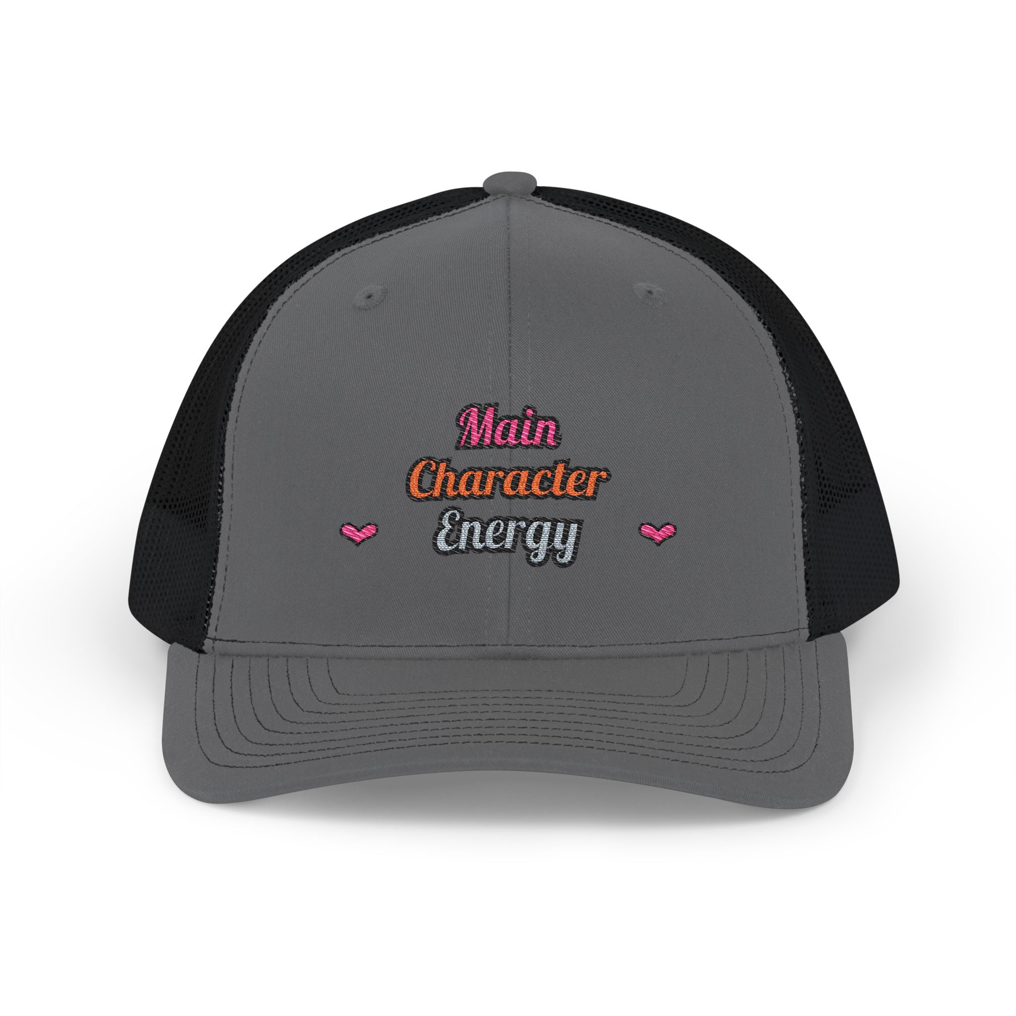 Main Character Energy — Embroidered Trucker Hat