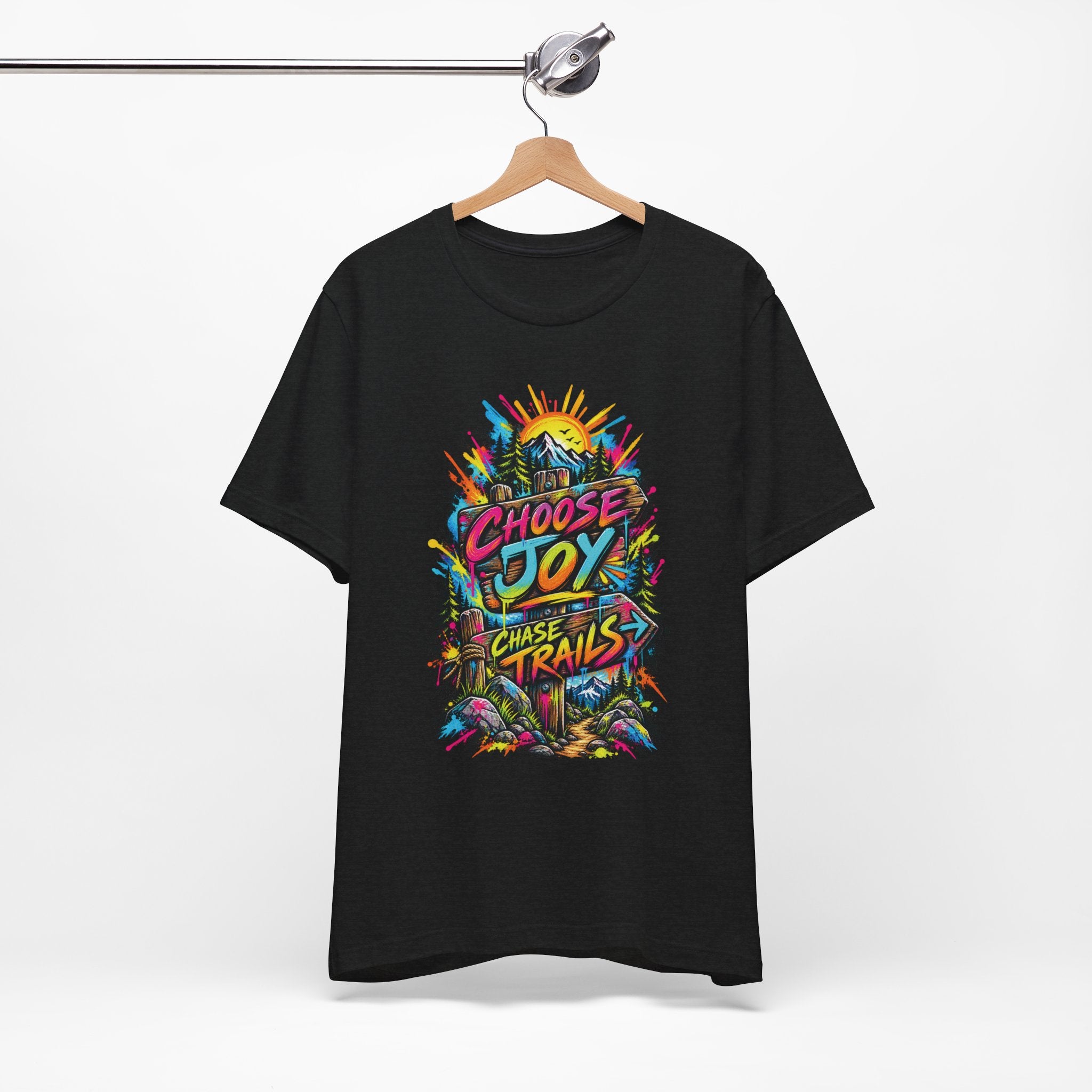 Choose Joy Wildflower T-Shirt — Garment-Dyed Cotton