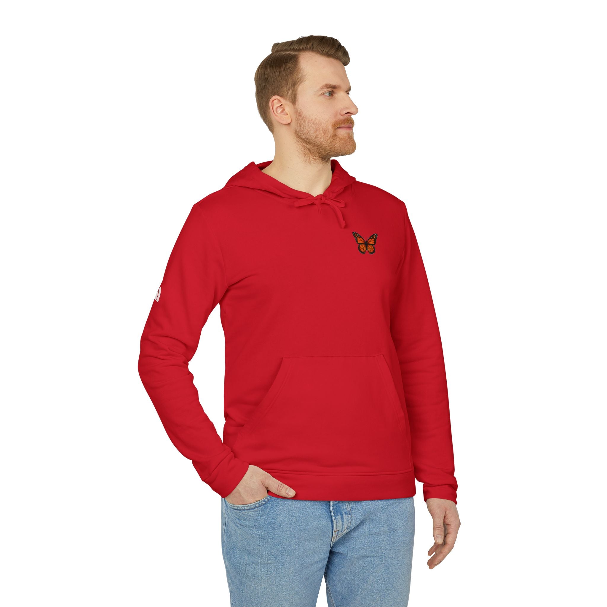 Monarch Butterfly — adidas Fleece Hoodie