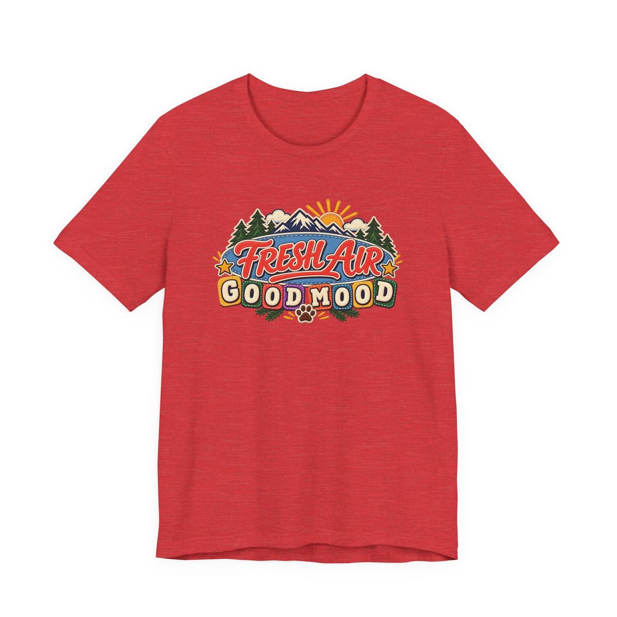 Fresh Air Good Mood T-Shirt — Garment-Dyed Cotton