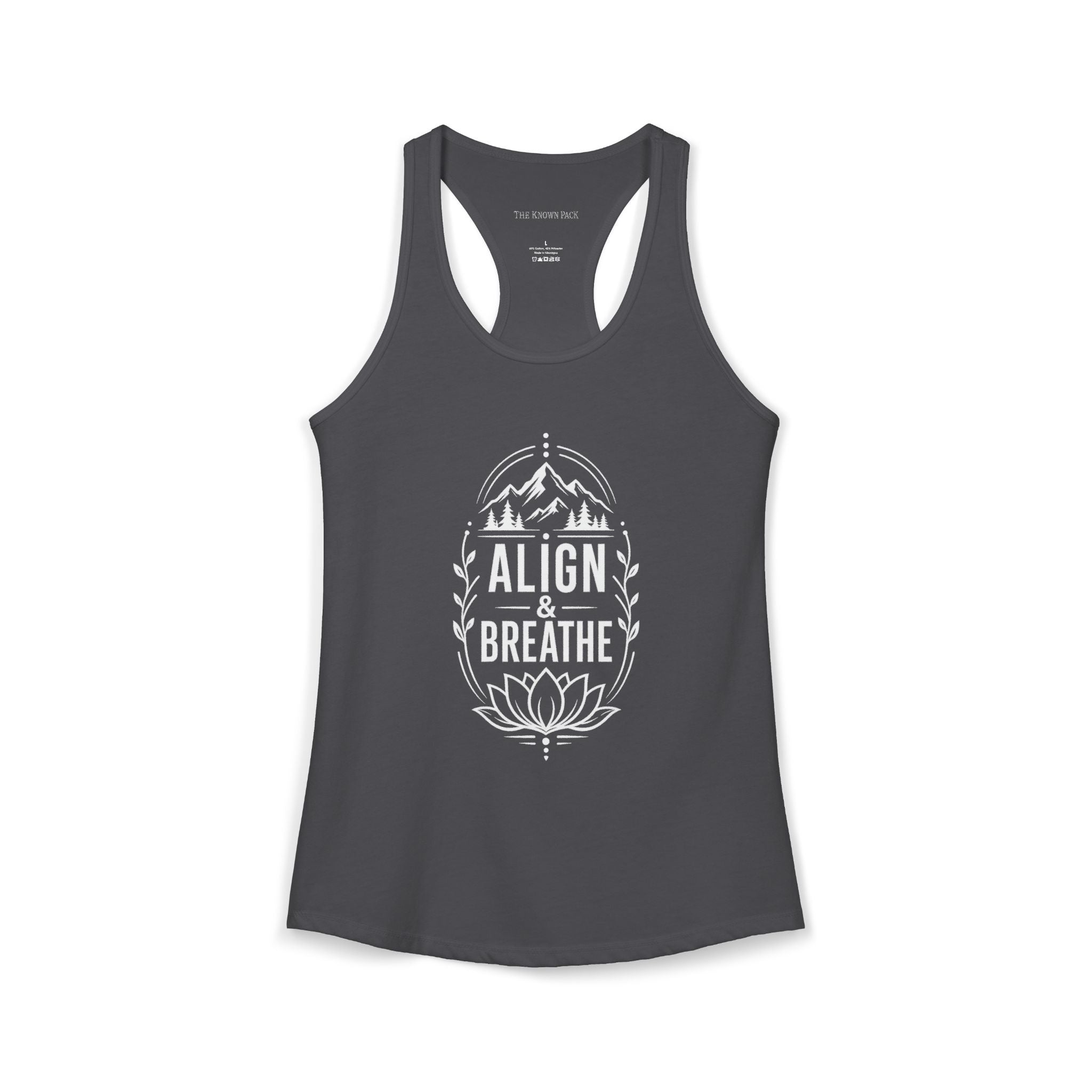 Align & Breathe — Women's Racerback Tank