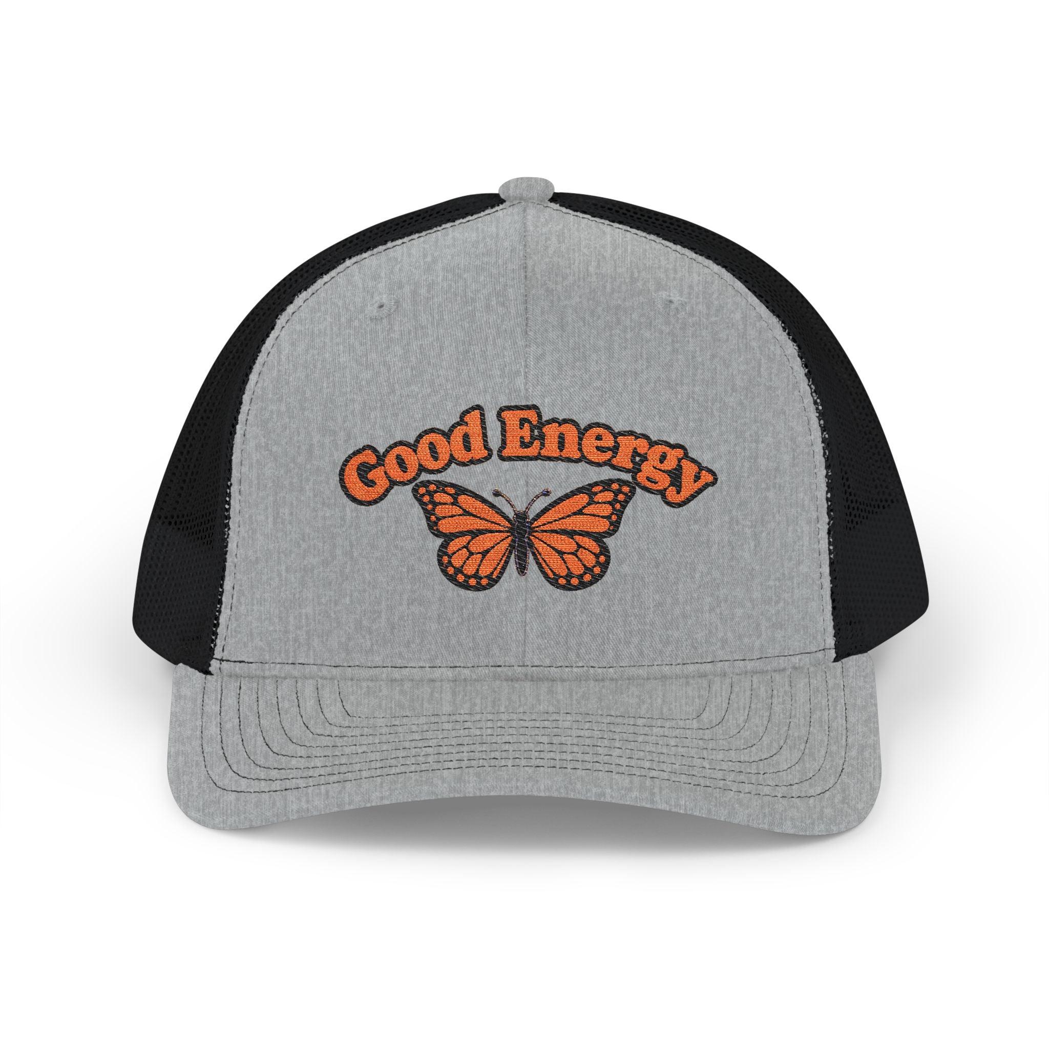Good Energy — Monarch Butterfly Embroidered Trucker Hat