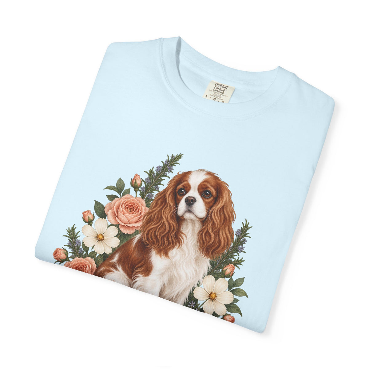 Cavalier King Charles Spaniel T-Shirt — Royal in Bloom