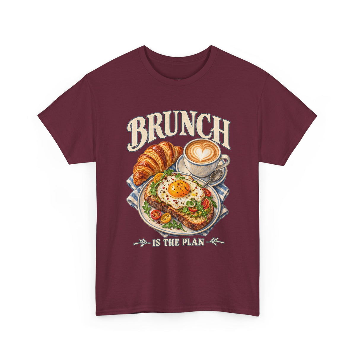 Brunch Is the Plan Funny Brunch T-Shirt