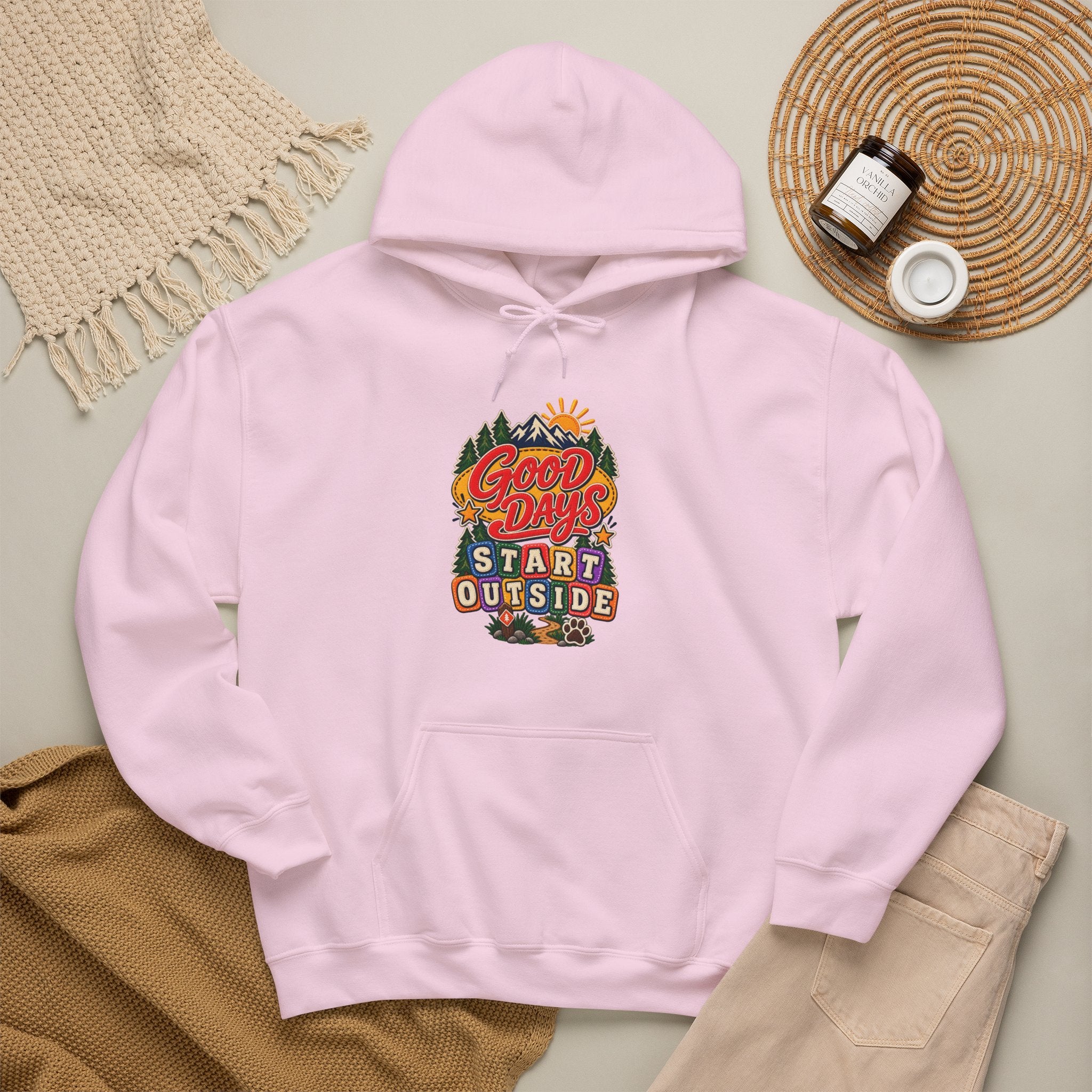Good Days Start Outside Hoodie — Soft Fleece