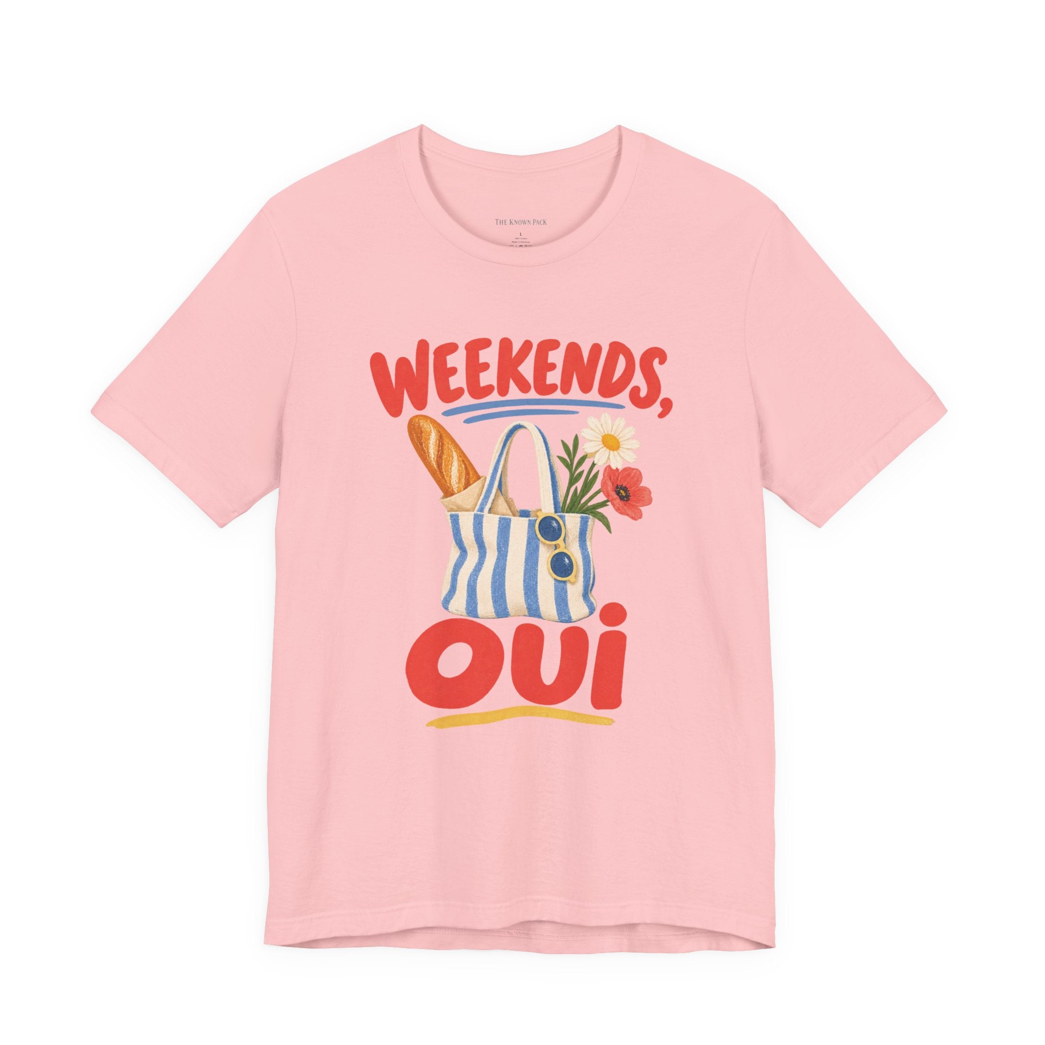 Weekend Oui French Quote T-Shirt
