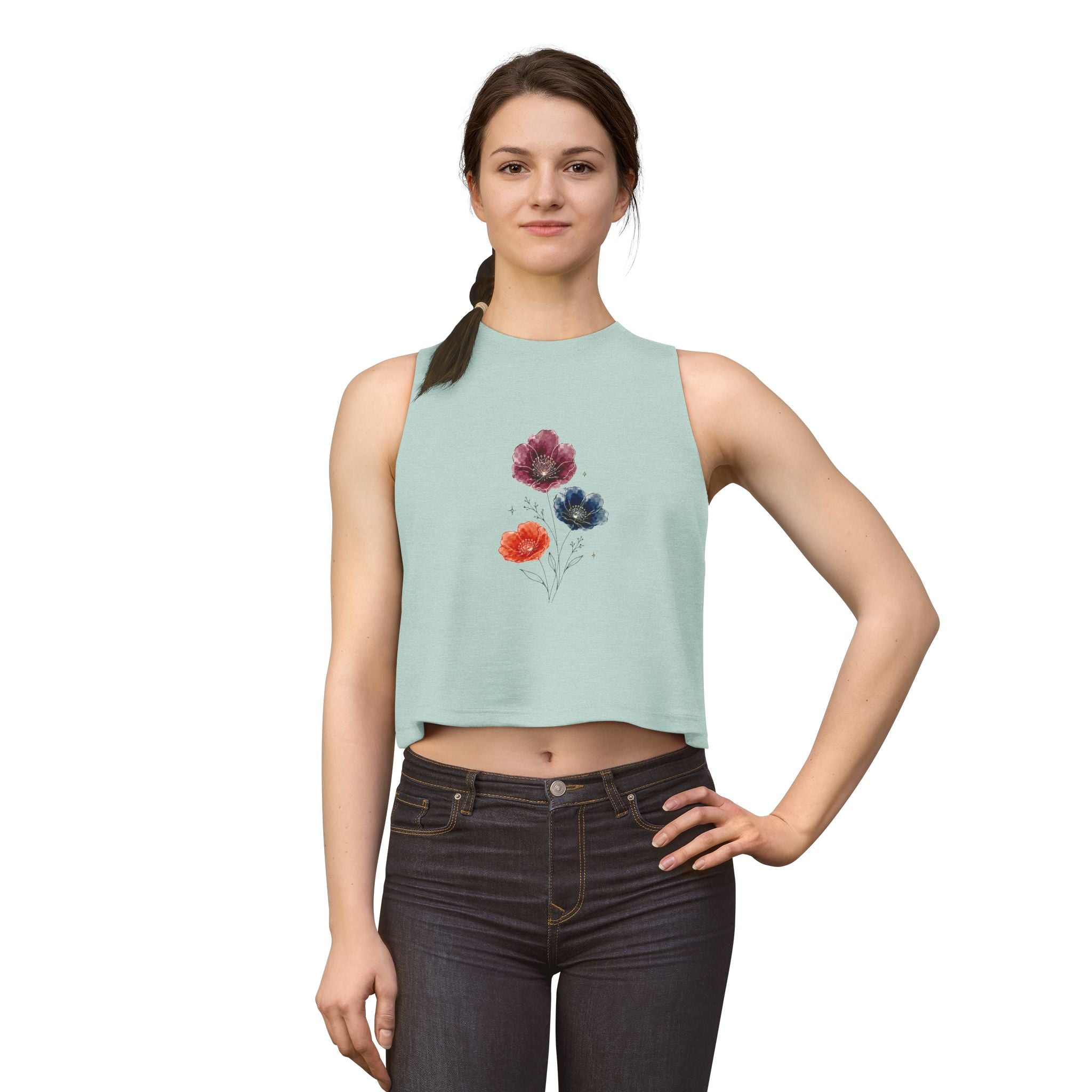 Wild Poppies Crop Top