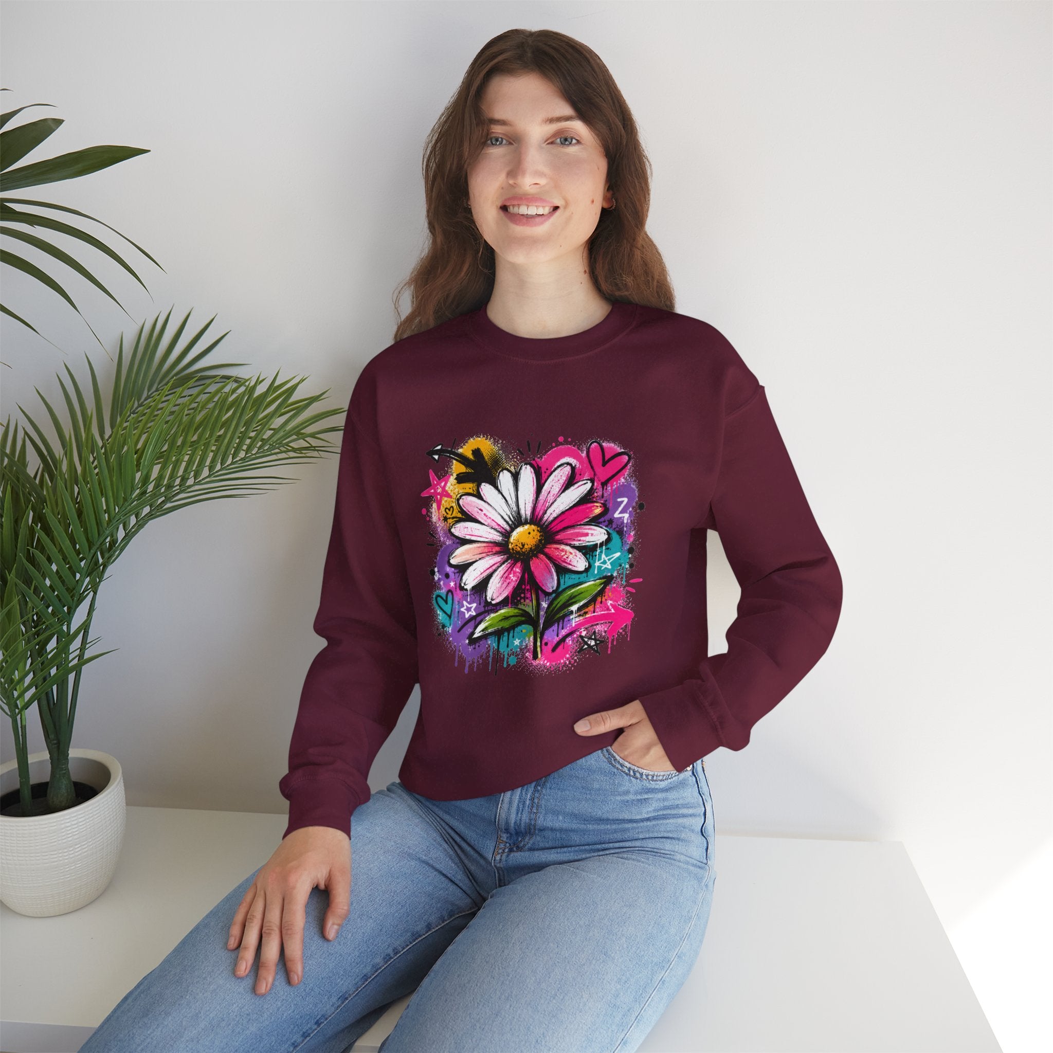 Wild Daisy — Graffiti Sweatshirt