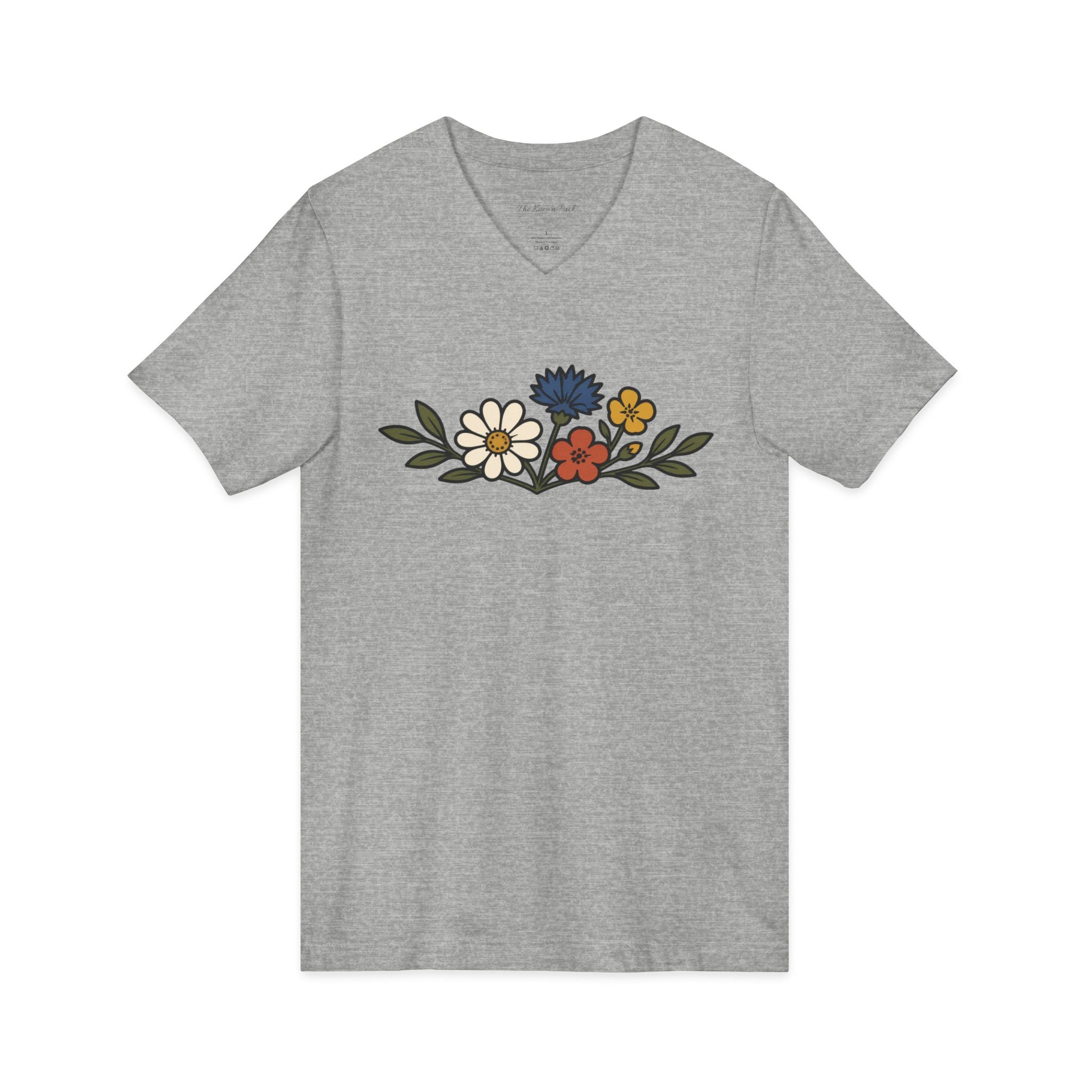 Wildflower Bouquet — V-Neck Tee