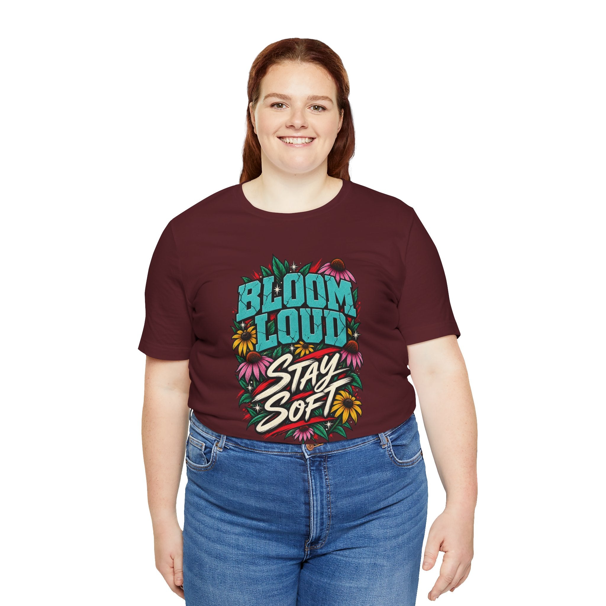 Bloom Loud Floral T-Shirt — Garment-Dyed Cotton