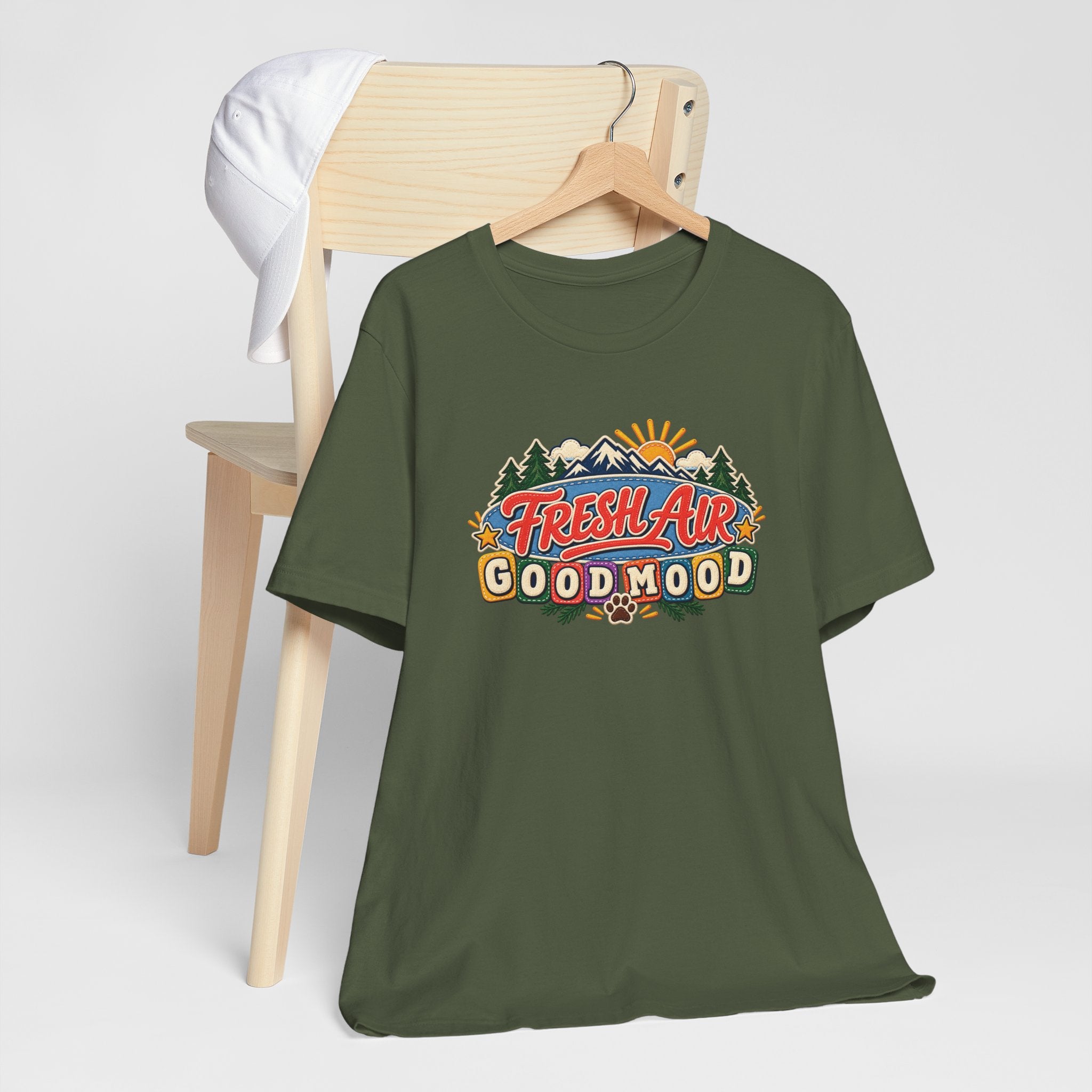 Fresh Air Good Mood T-Shirt — Garment-Dyed Cotton
