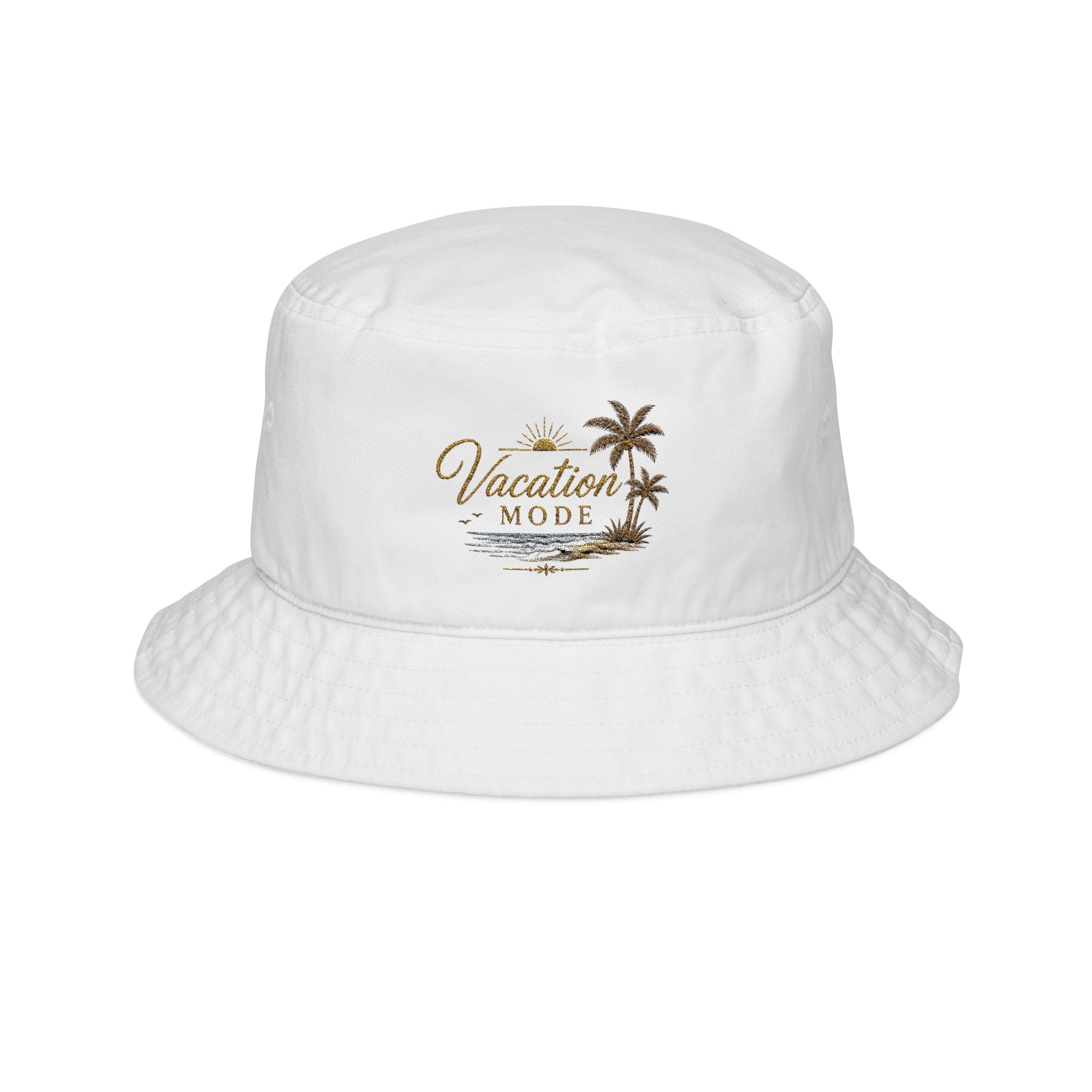 Vacation Mode - Embroidered Bucket Hat