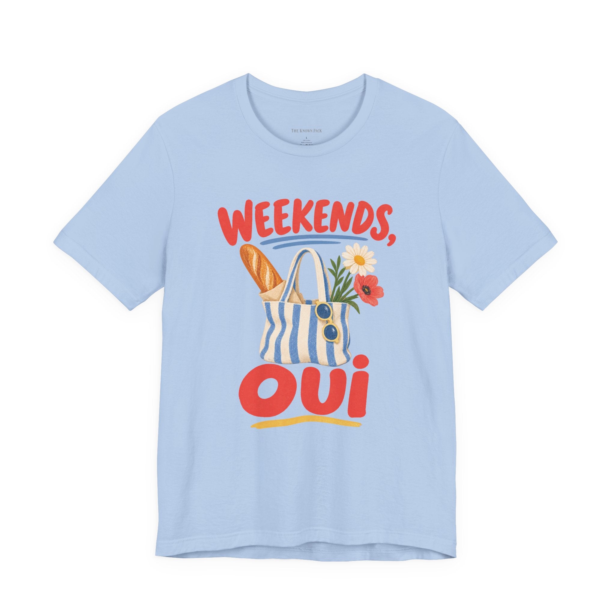 Weekend Oui French Quote T-Shirt