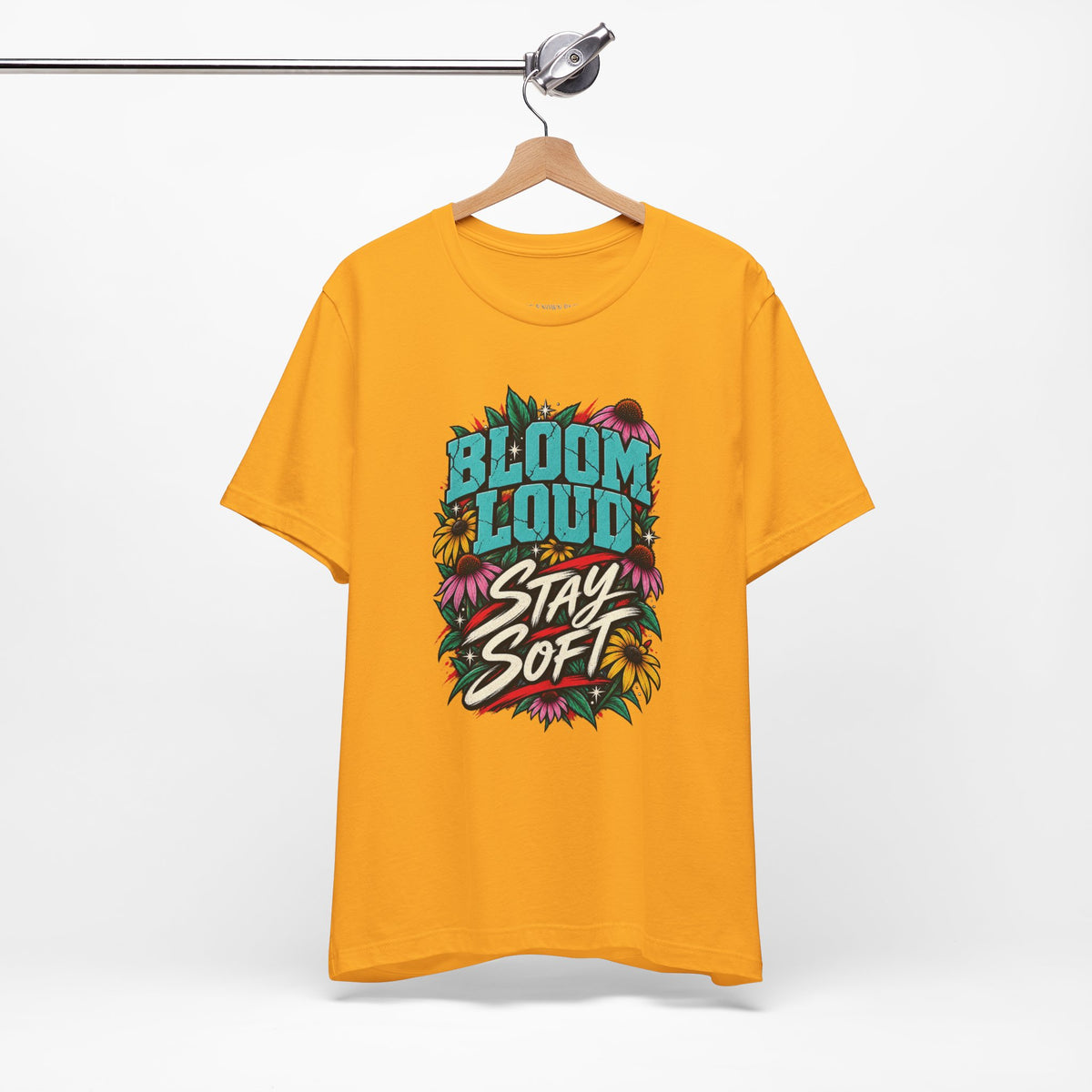 Bloom Loud Floral T-Shirt — Garment-Dyed Cotton