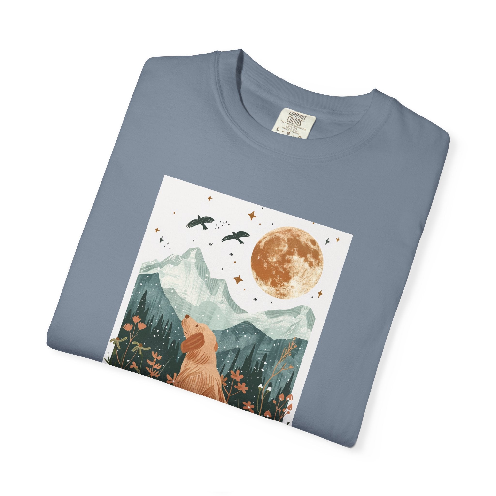 Wild at Heart - Folk Art Golden Retriever