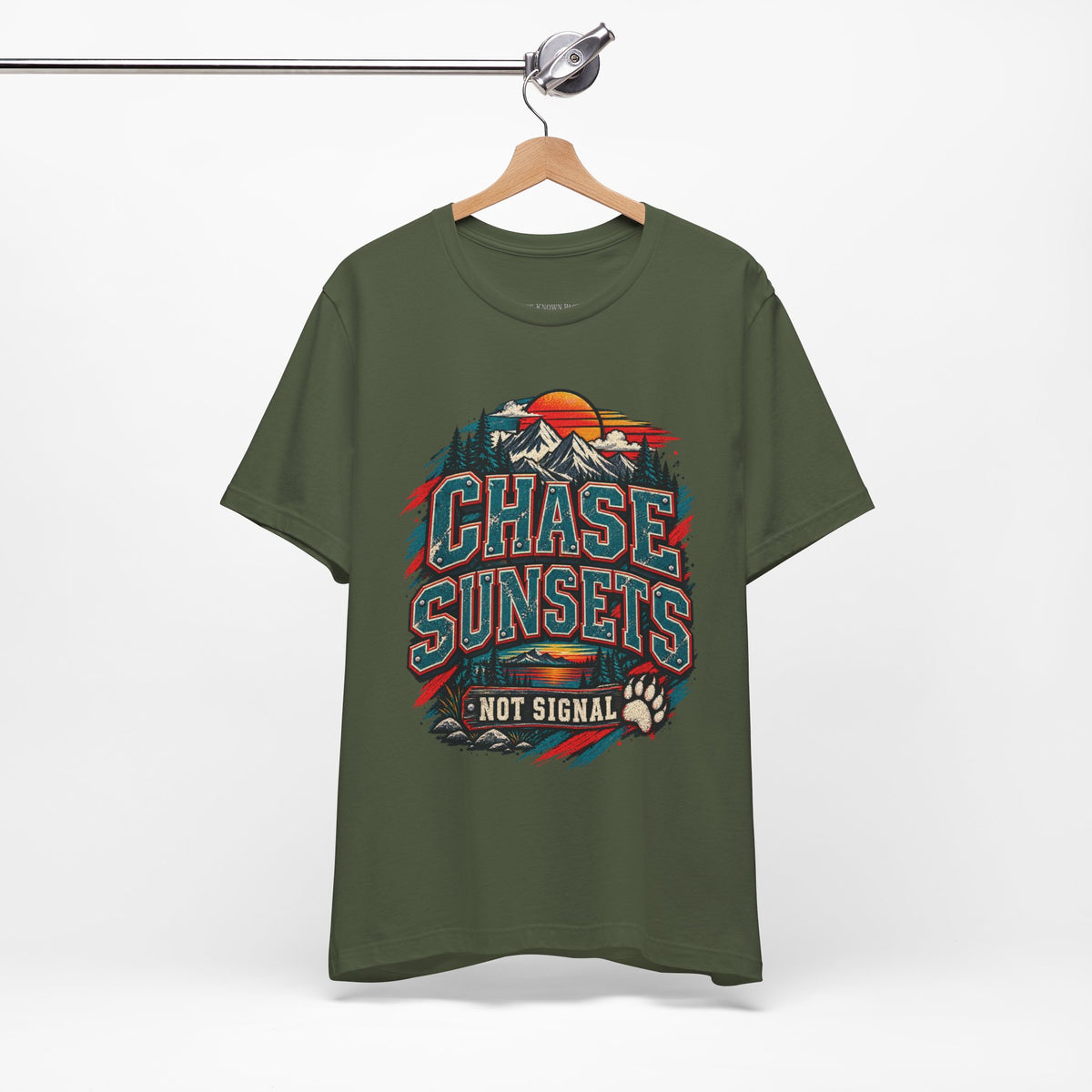 Chase Sunsets Not Signal T-Shirt