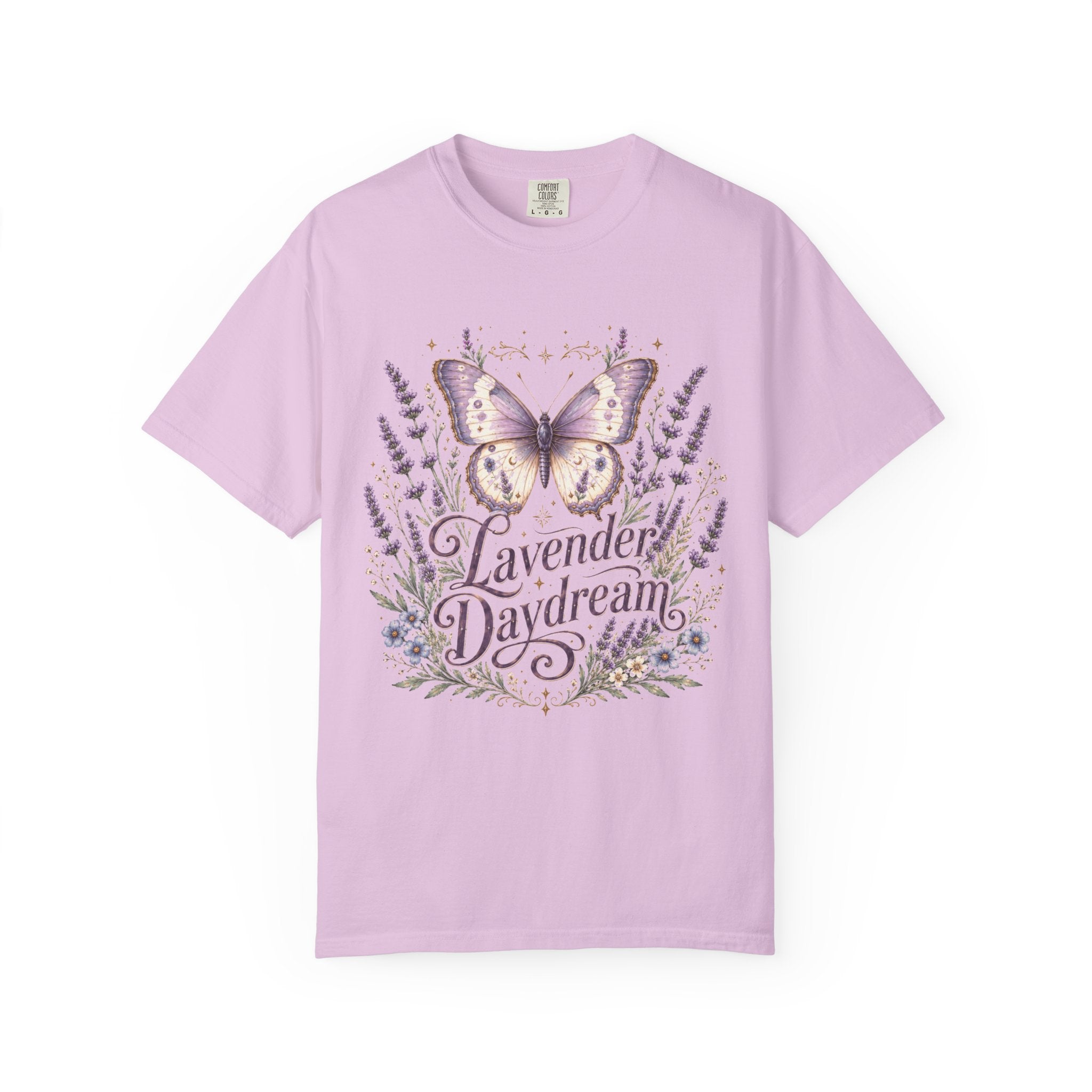Lavender Daydream - Butterfly & Lavender Botanical Tee