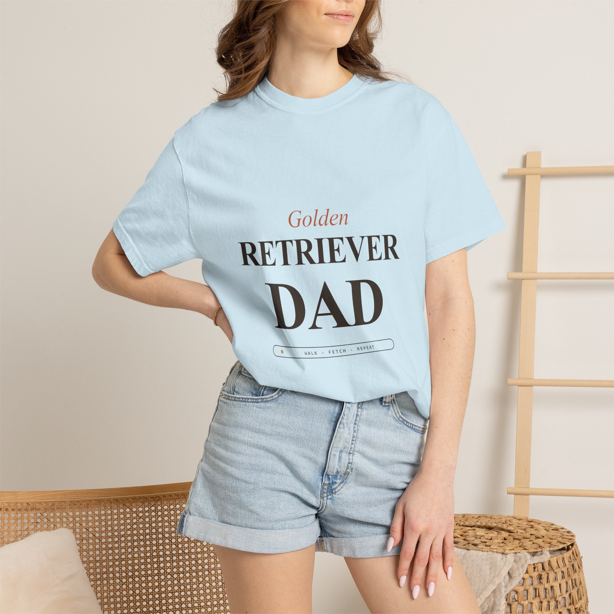 Walk Fetch Repeat - Golden Retriever Dad