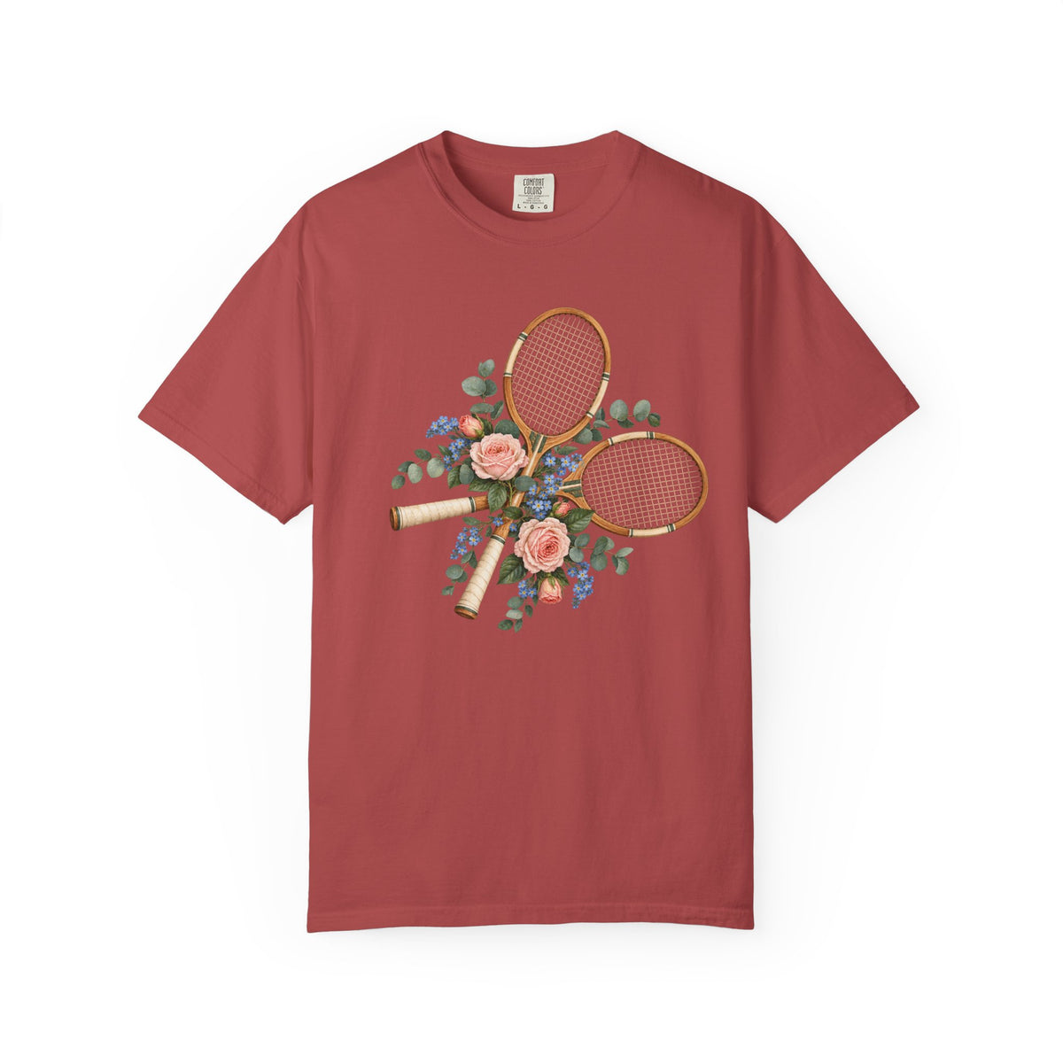 Floral Tennis T-Shirt — Love All in Bloom