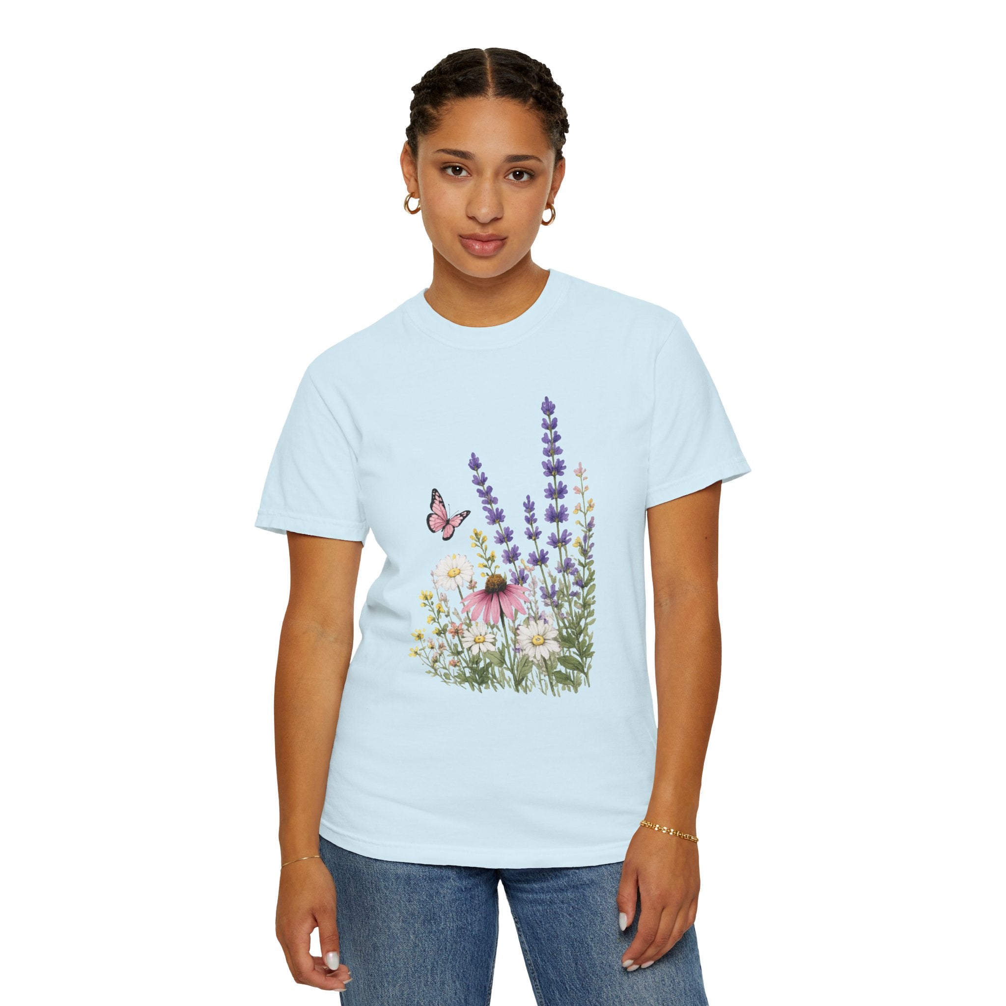 Wildflower Meadow — Botanical Butterfly Tee