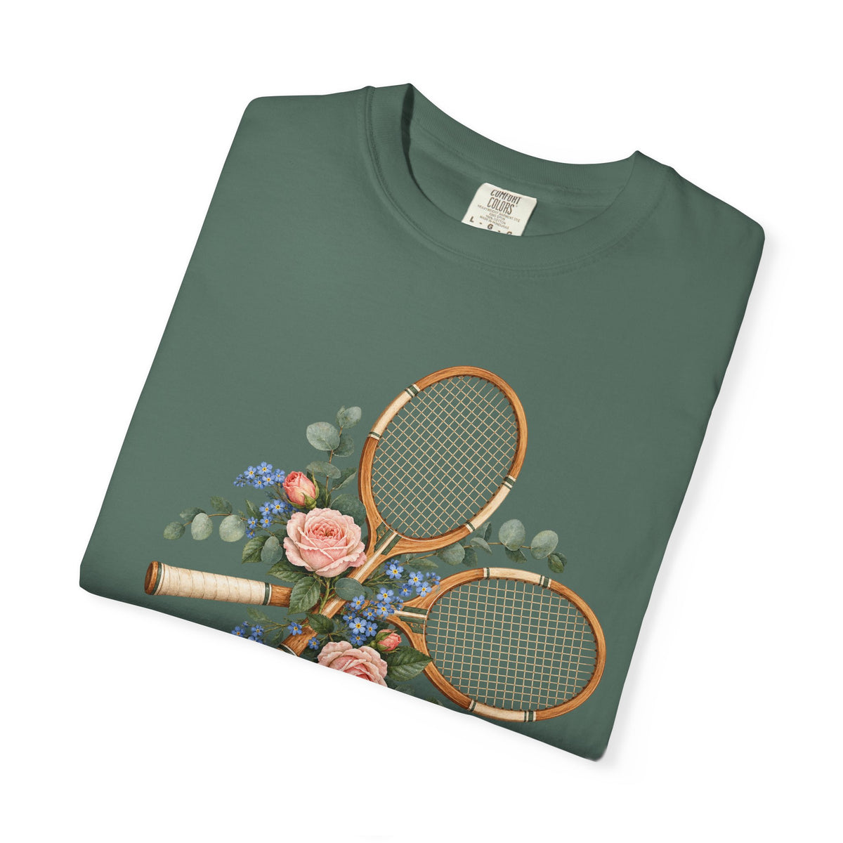 Floral Tennis T-Shirt — Love All in Bloom