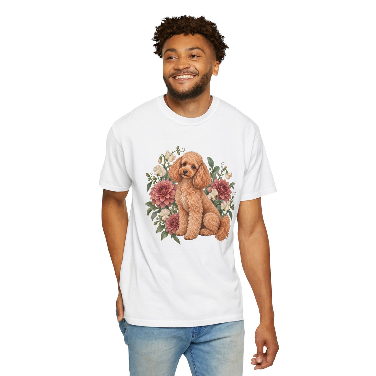 Poodle T-Shirt — Curls & Petals