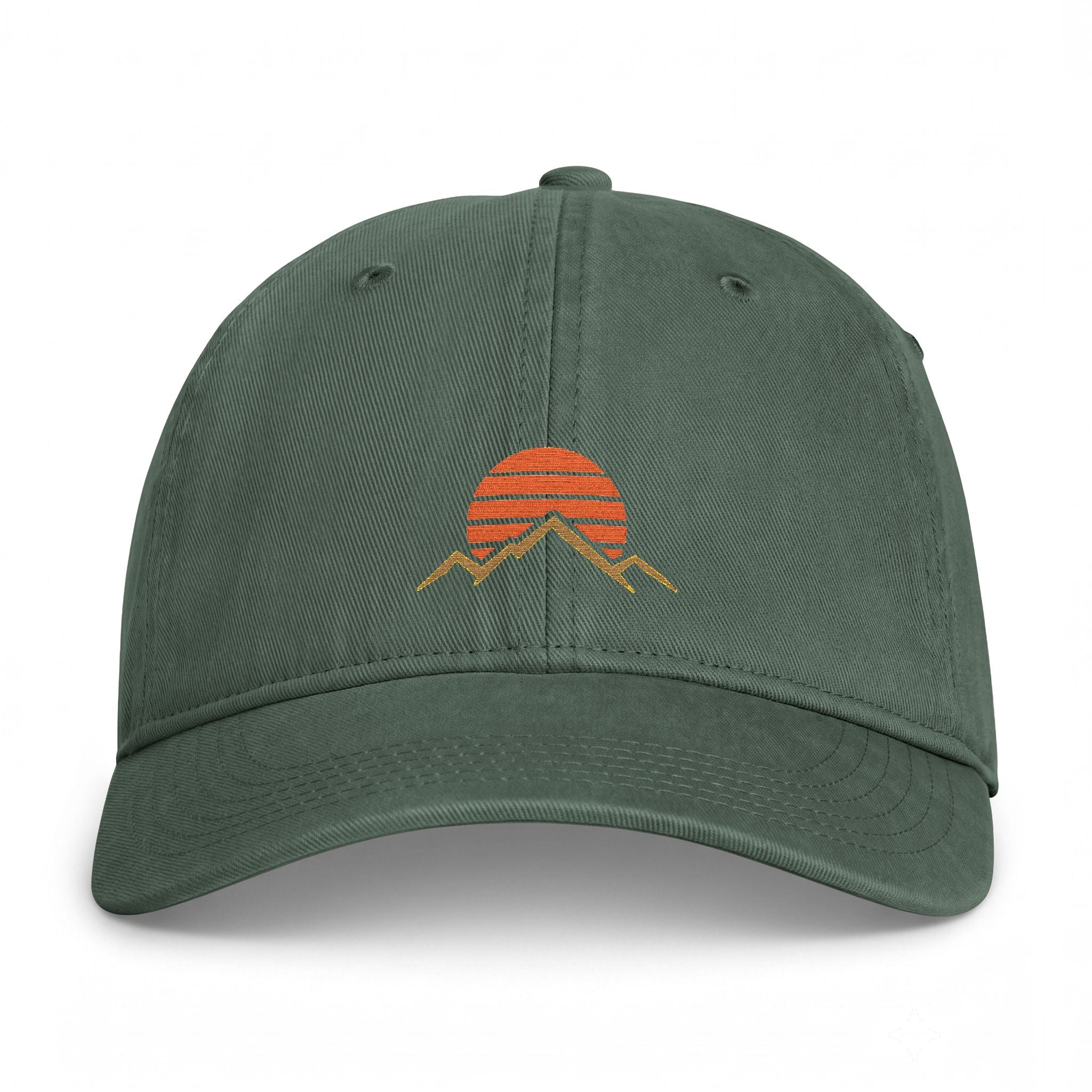 Retro Sunset — Washed Cotton Cap